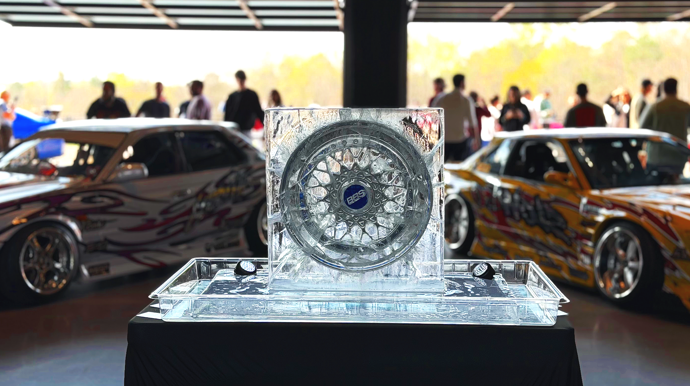 Frozen In Ice Sculpture