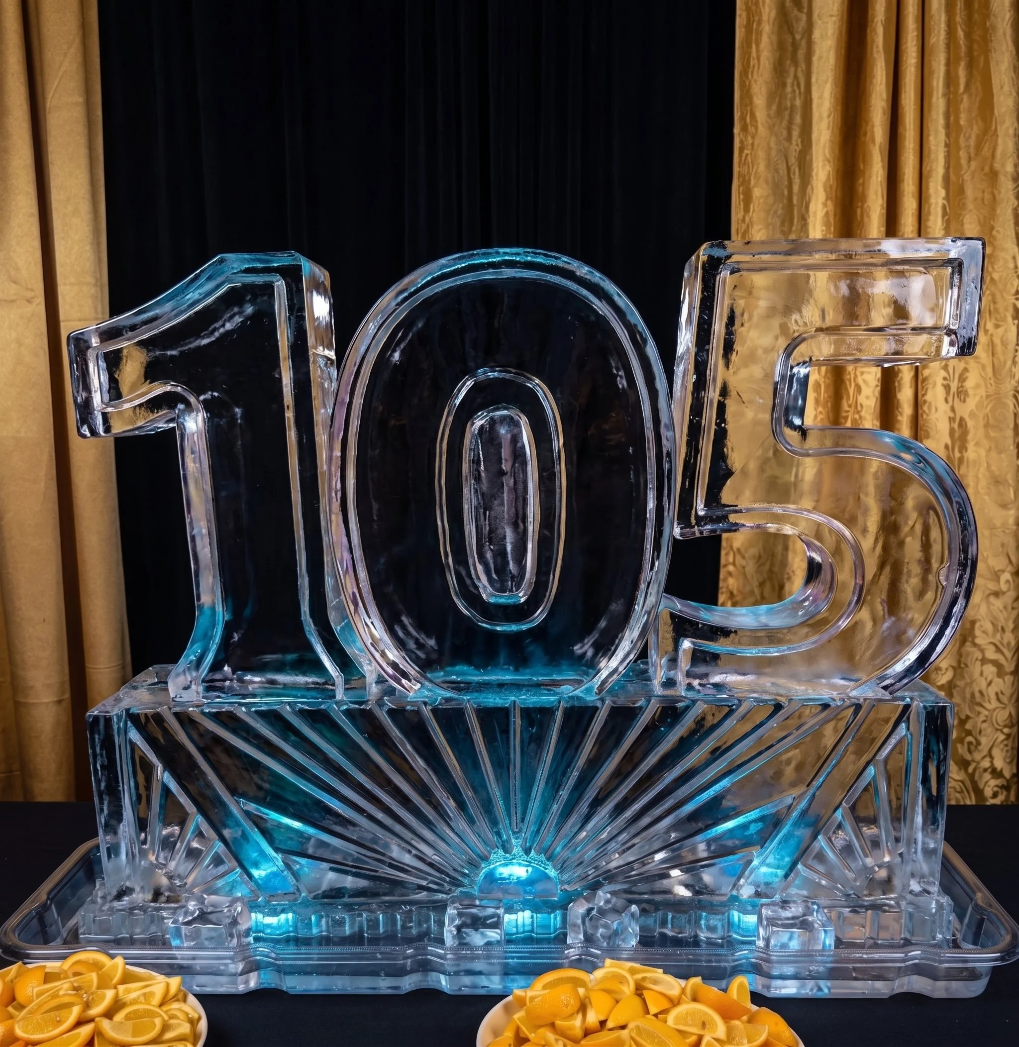 Birthday Ice Sculpture