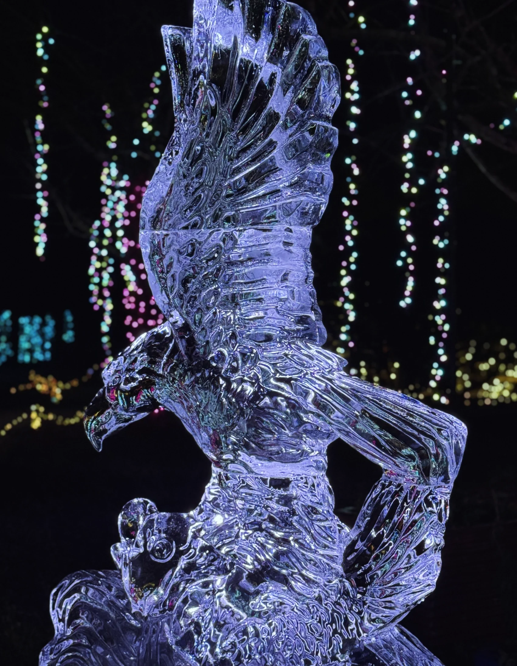 American Eagle Ice Carving