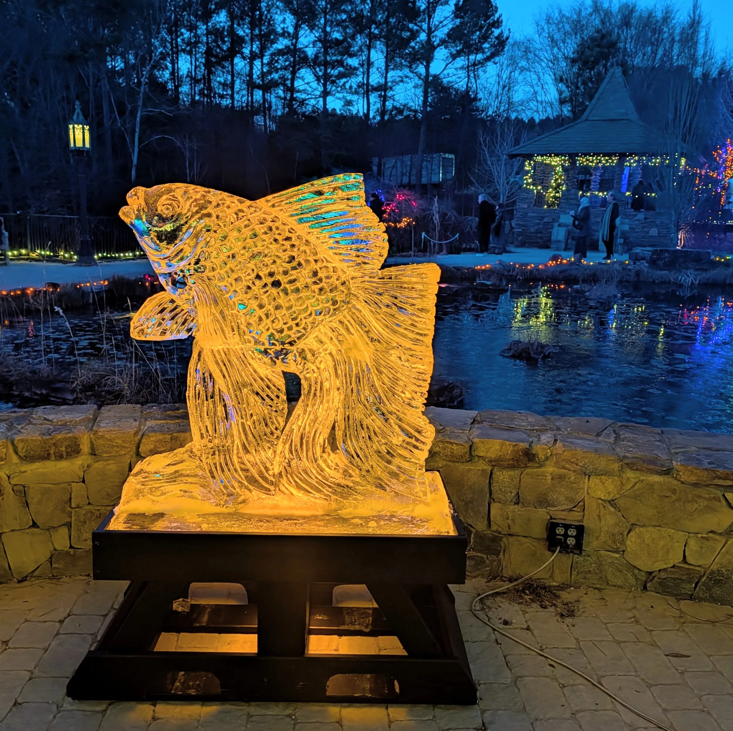 3d Fish Ice Carving Wilmington NC