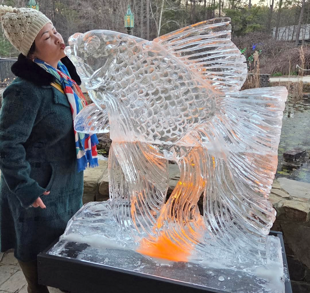 Fish Ice Sculpture Charlotte