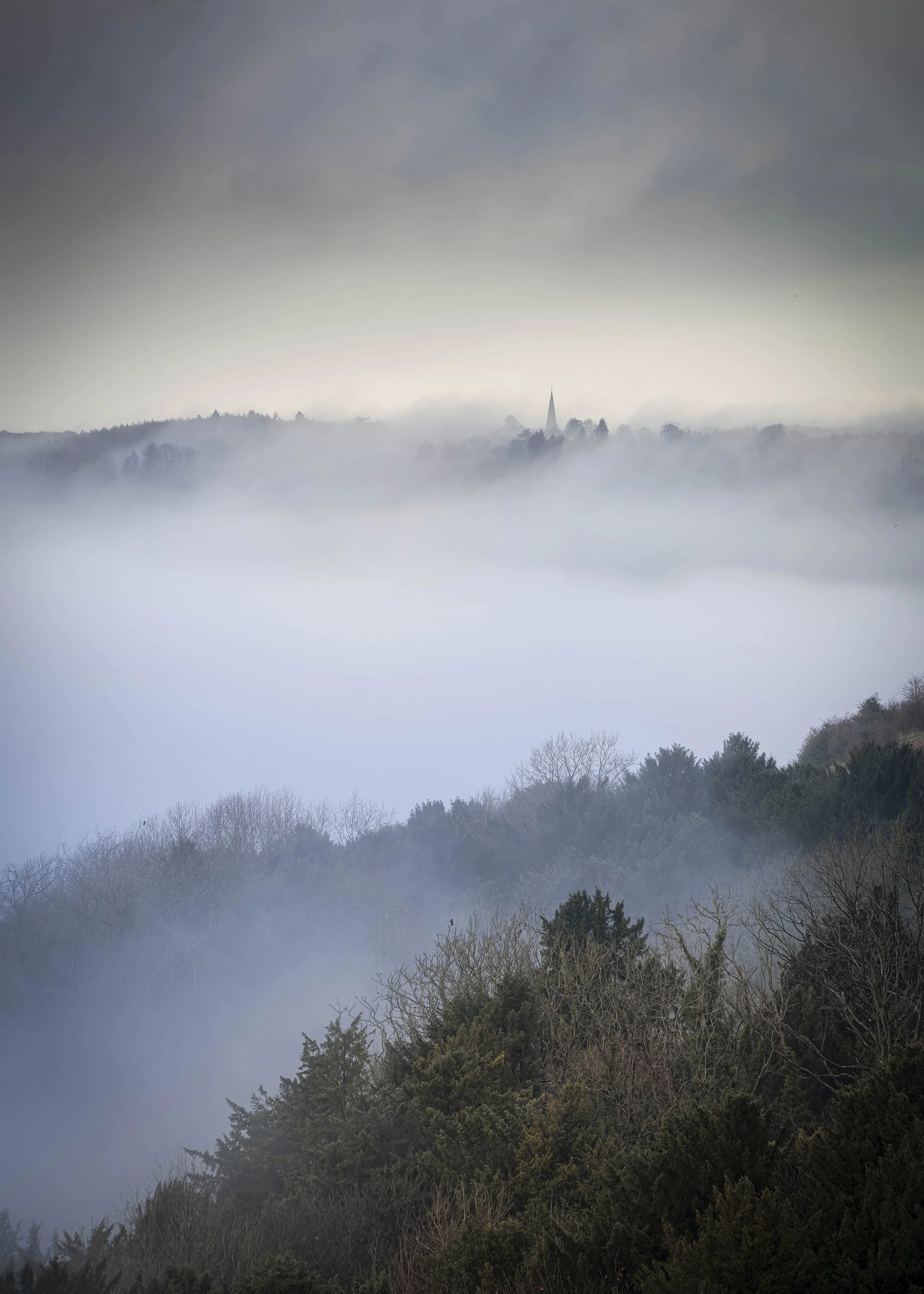 The spire of St Barnabas Church