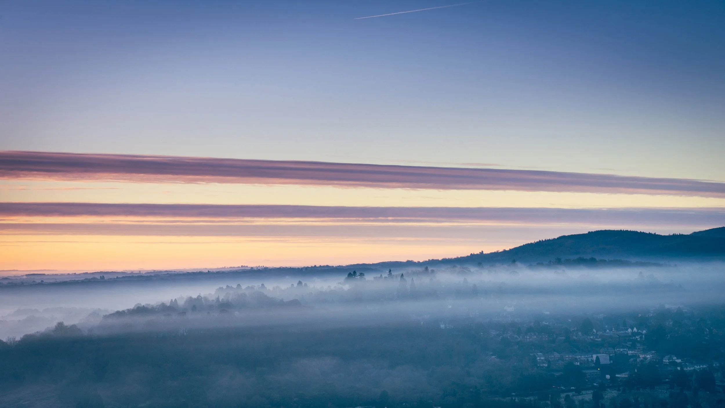 Sunrise and Temperature Inversion