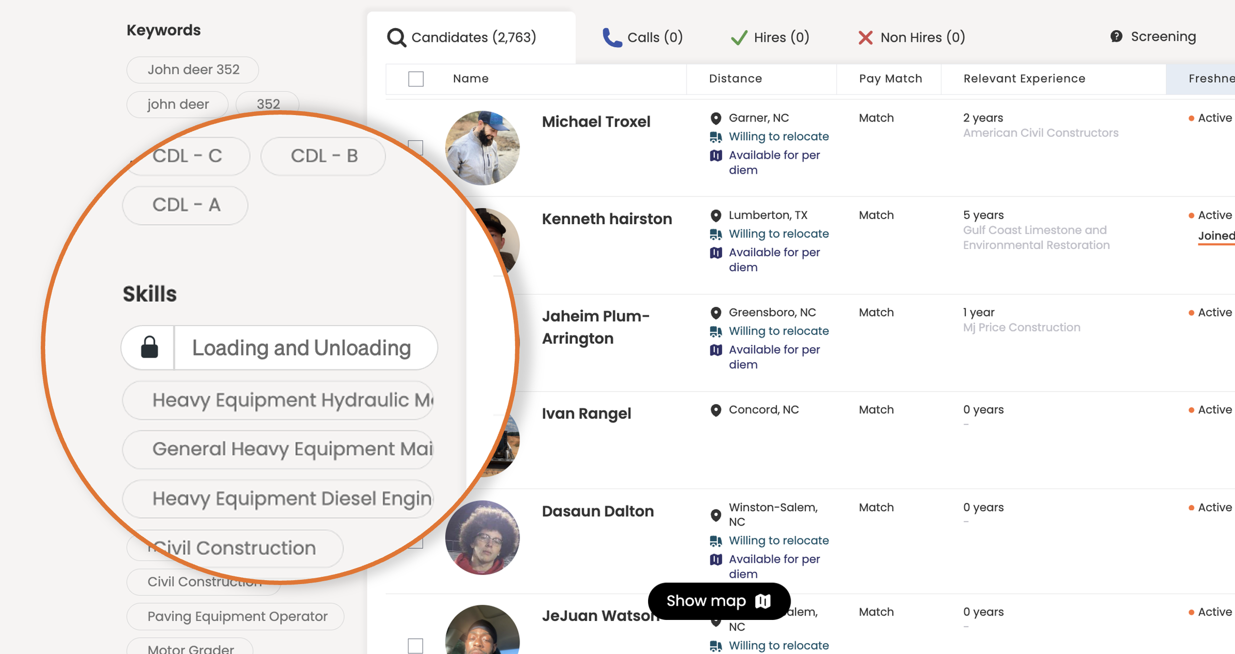 You can now lock must-have skills in AI search