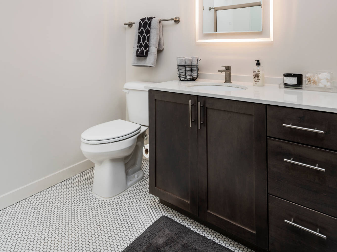 Mosaic Tile Bathroom Floor