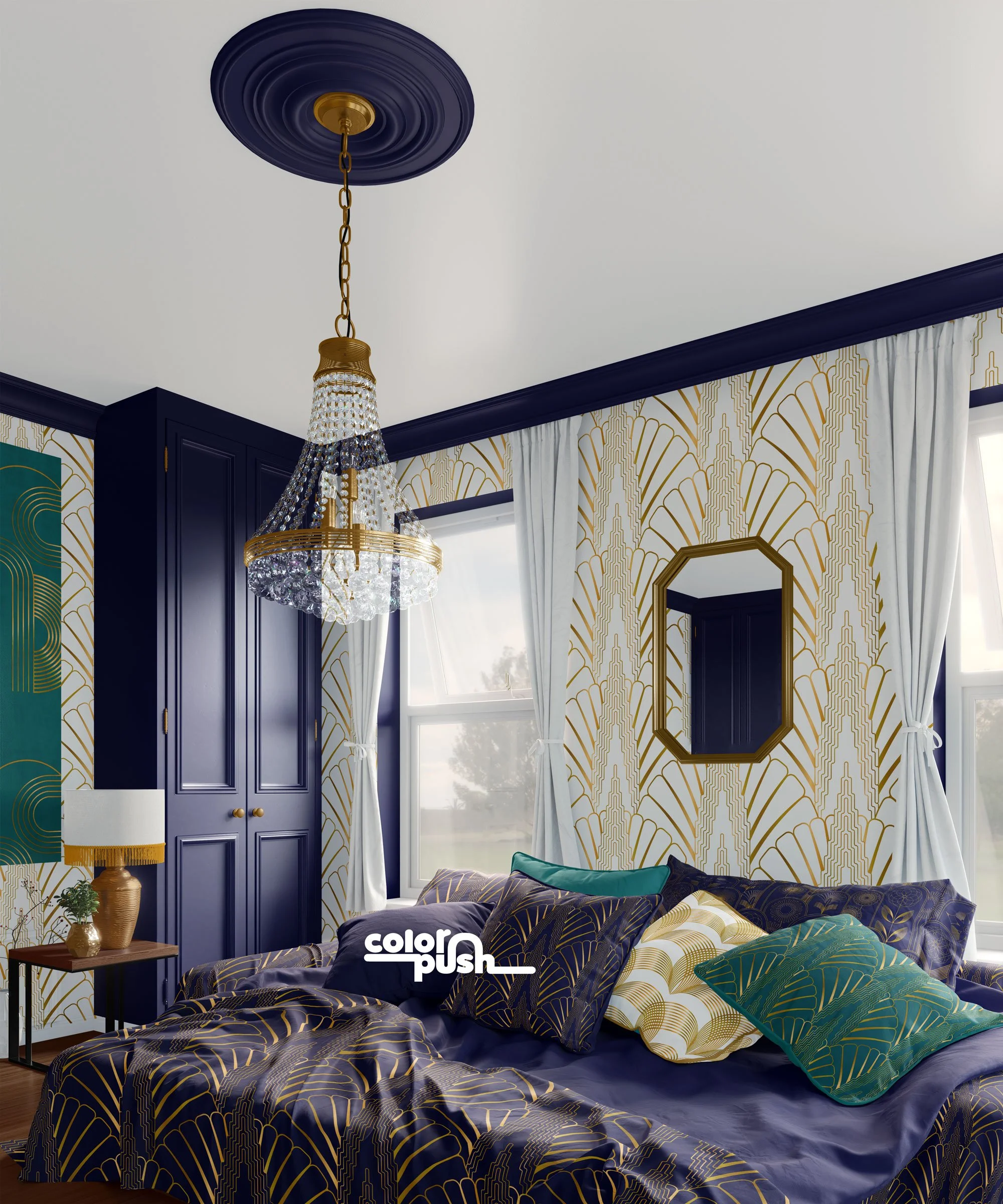 Luxury-Bedroom-Bedding-&-Wallpaper-Mockup-Set-by-Creatsy-art-deco-skyscrapers-by-colorpush-white-ceiling-for-web.jpg