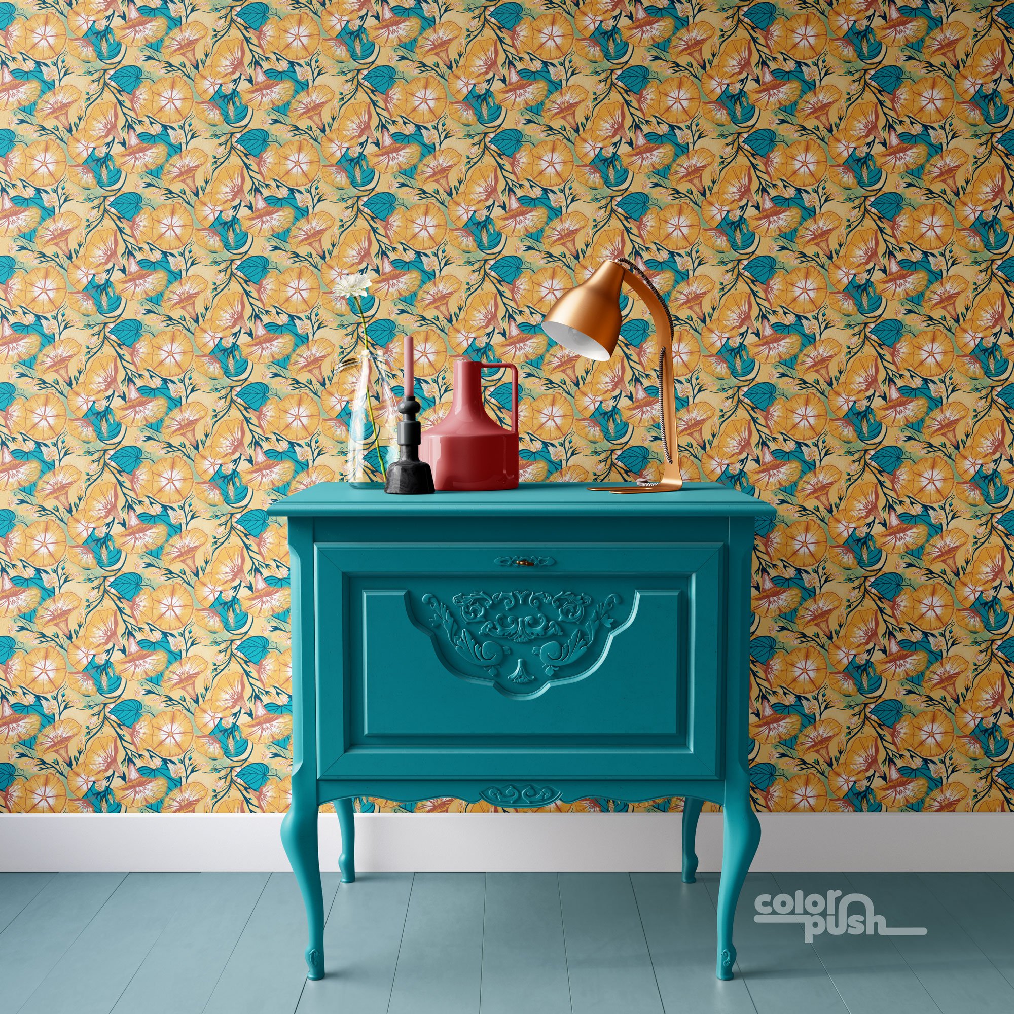Shop this wallpaper on Spoonflower