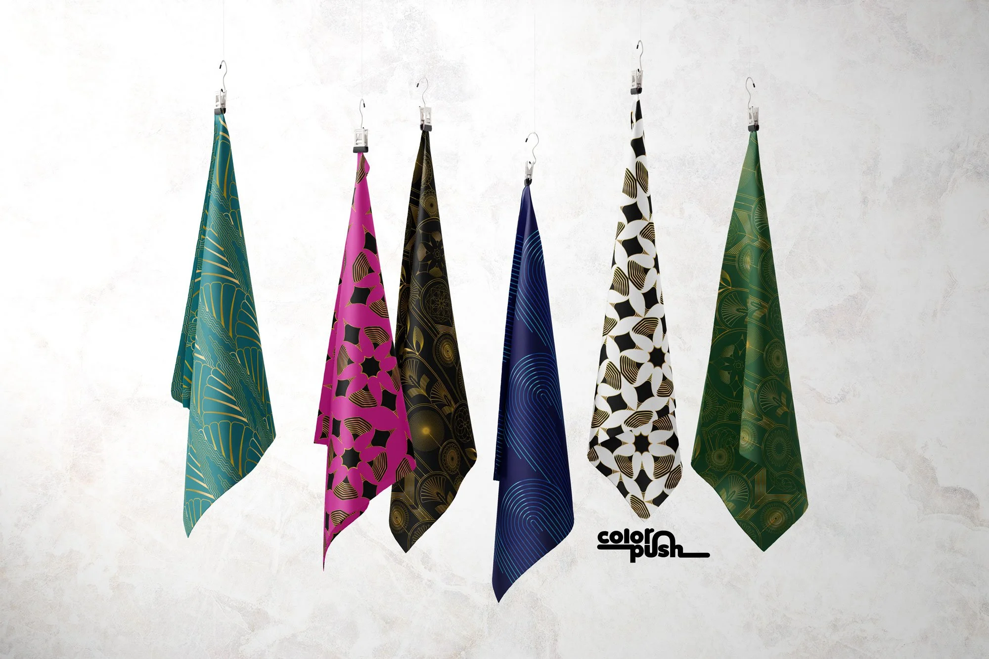 Art Deco Fabric by colorpush - available on Spoonflower!