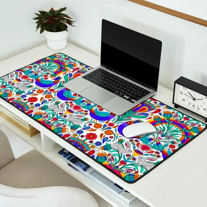 Distelfink Daydream Maximalist Scandi Folk Art Desk Mak