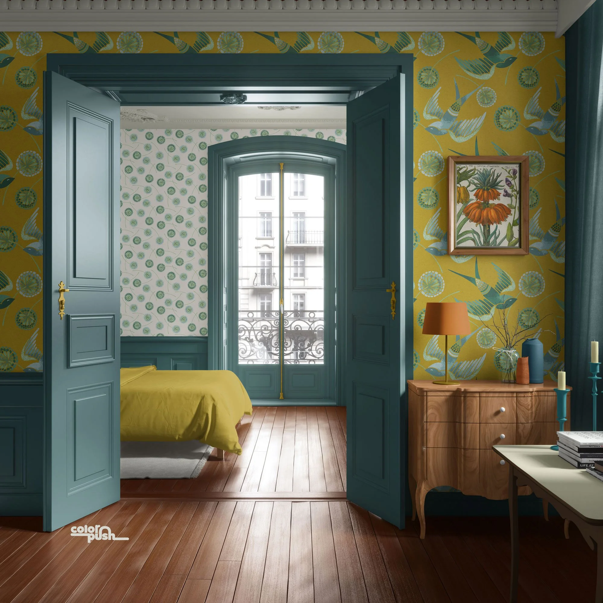 Swallows and Dandelions Collection by colorpush