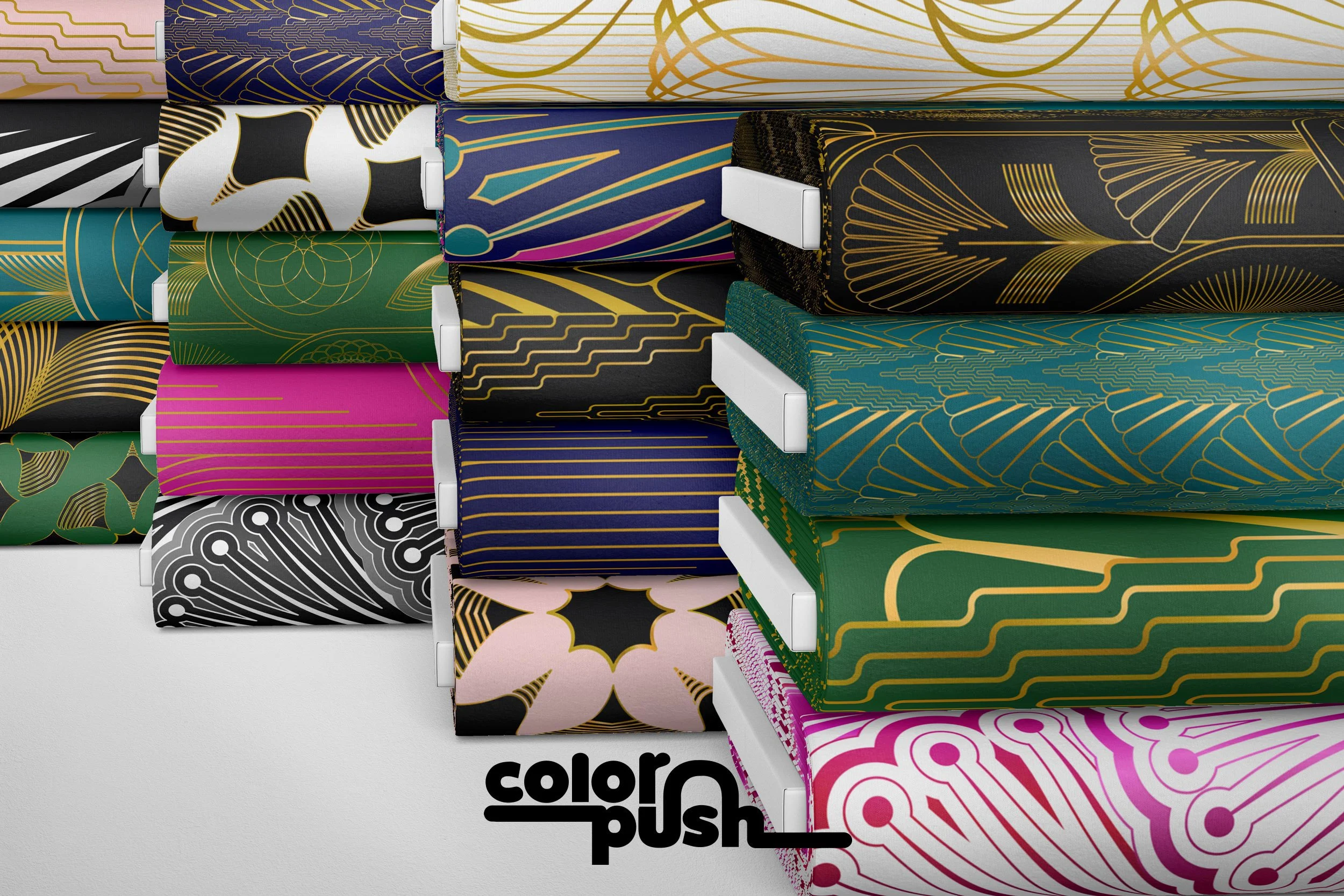 Art Deco Fabric by colorpush - available on Spoonflower!