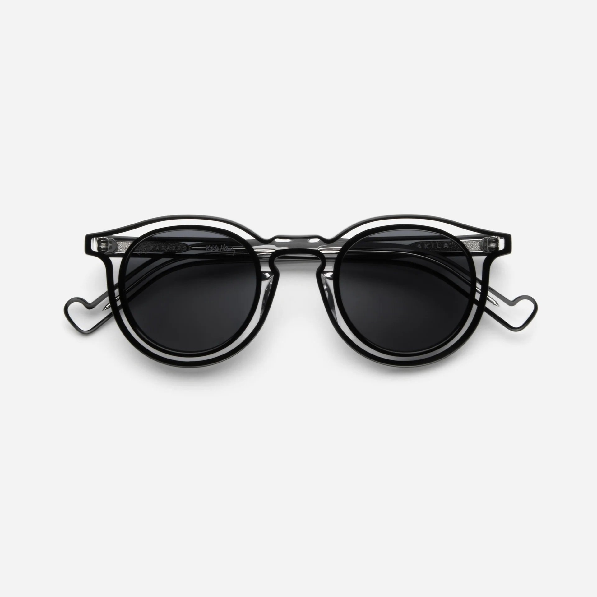 AKILA Paradise x Keith Haring in clear black