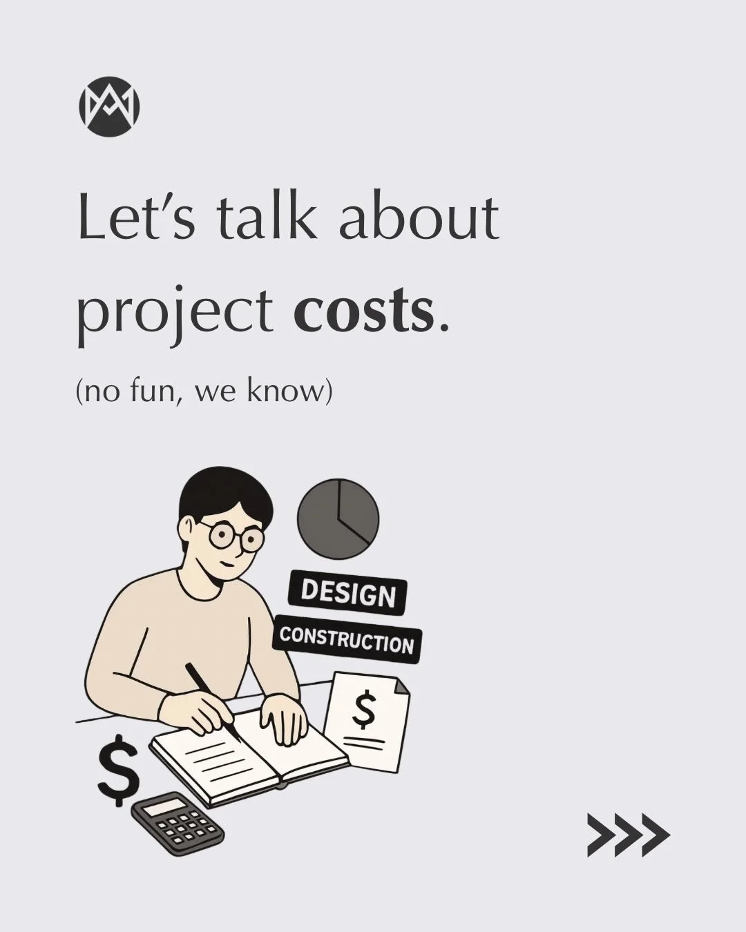 Look beyond the price per square foot. 🛑

When most people start dreaming about a their design and construction project, they look straight at the &ldquo;Hard Costs&rdquo;&mdash;concrete, lumber, and finishes. But a successful project requires looki