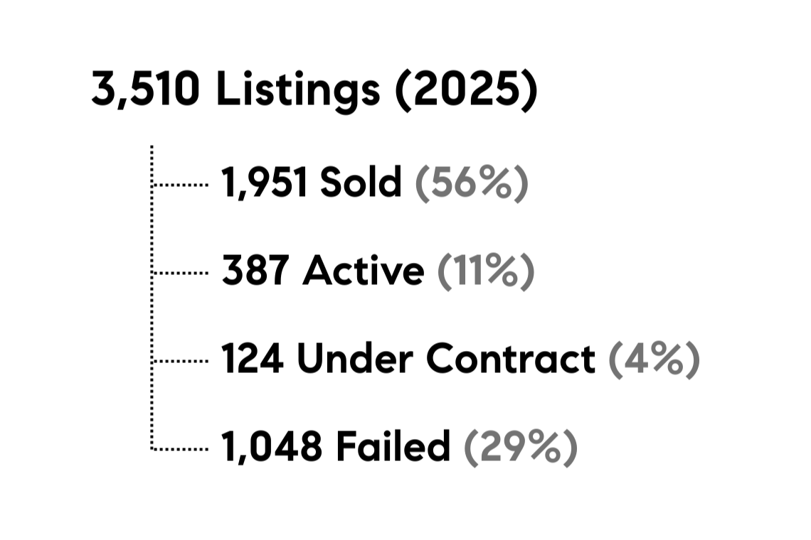 2025 home listing statuses