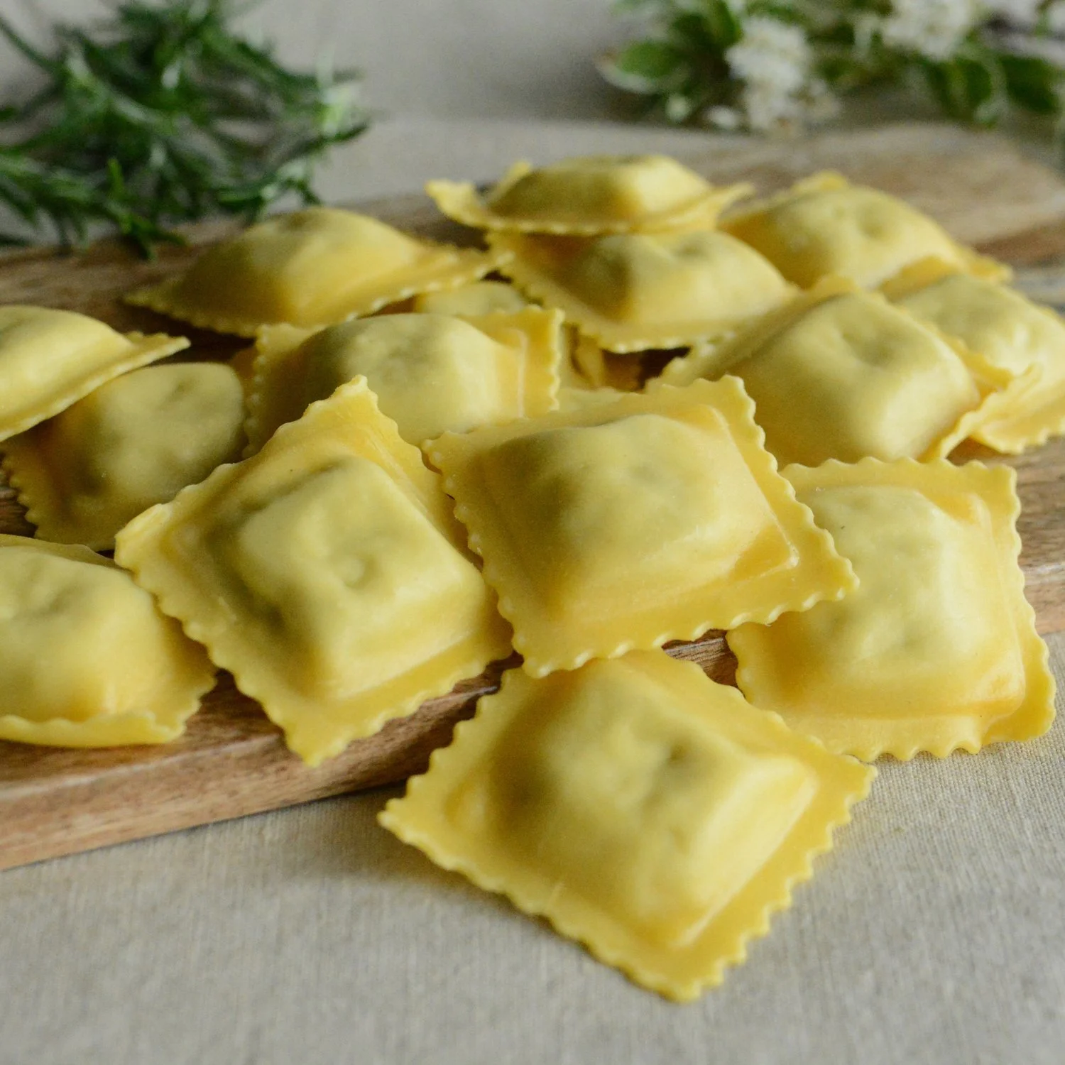 Delicario Ravioli with Burrata and Cherry Tomatoes £7.00