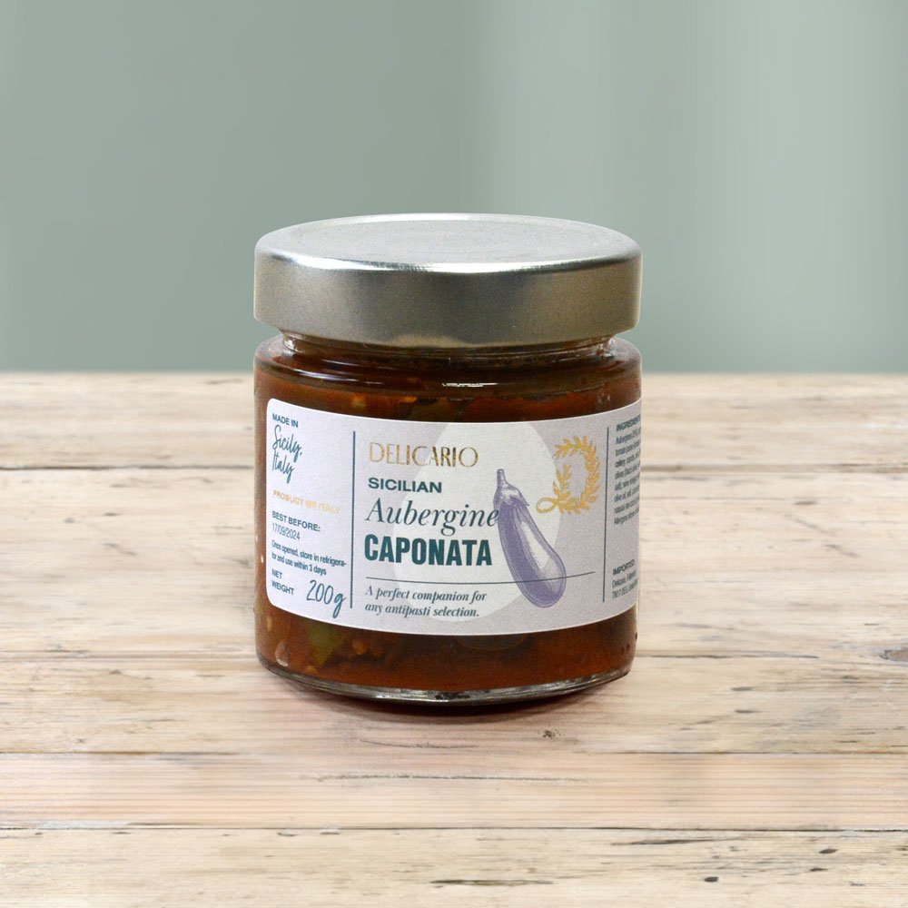 Delicario Sicilian Aubergine Caponata £5.70