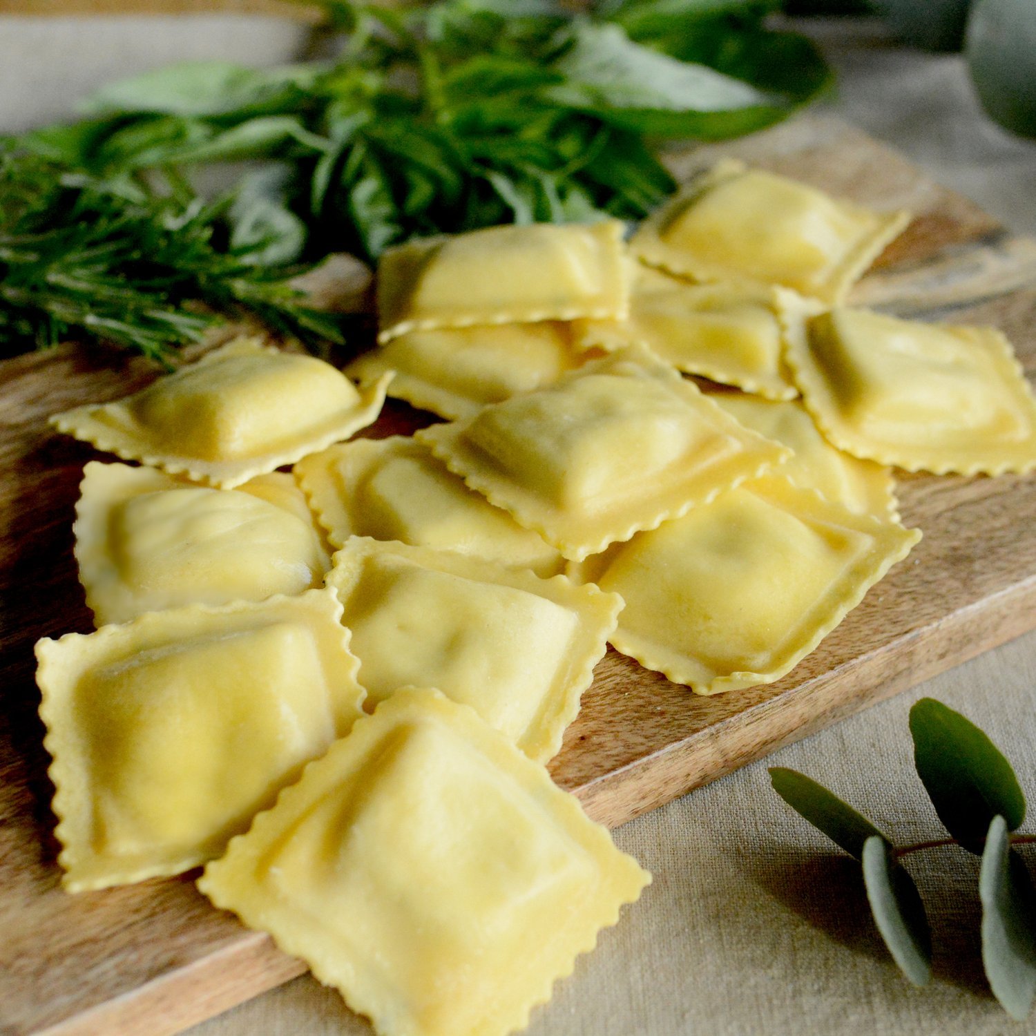 Delicario Ravioli with Ricotta and Spinach £6.50