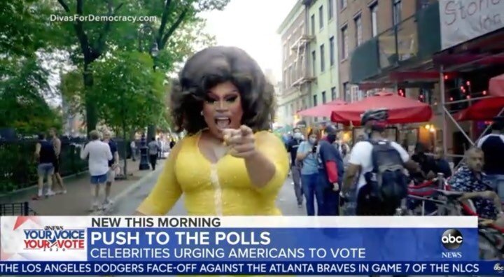 Check out this exclusive DIVAS FOR DEMOCRACY b-roll clip by PRIMMEtime Video featured on Good Morning America!! 🌞 
You&rsquo;re not gonna want to miss tonight&rsquo;s INCREDIBLE, all-star line up!
(...And to sweeten the deal, you&rsquo;ll see two of