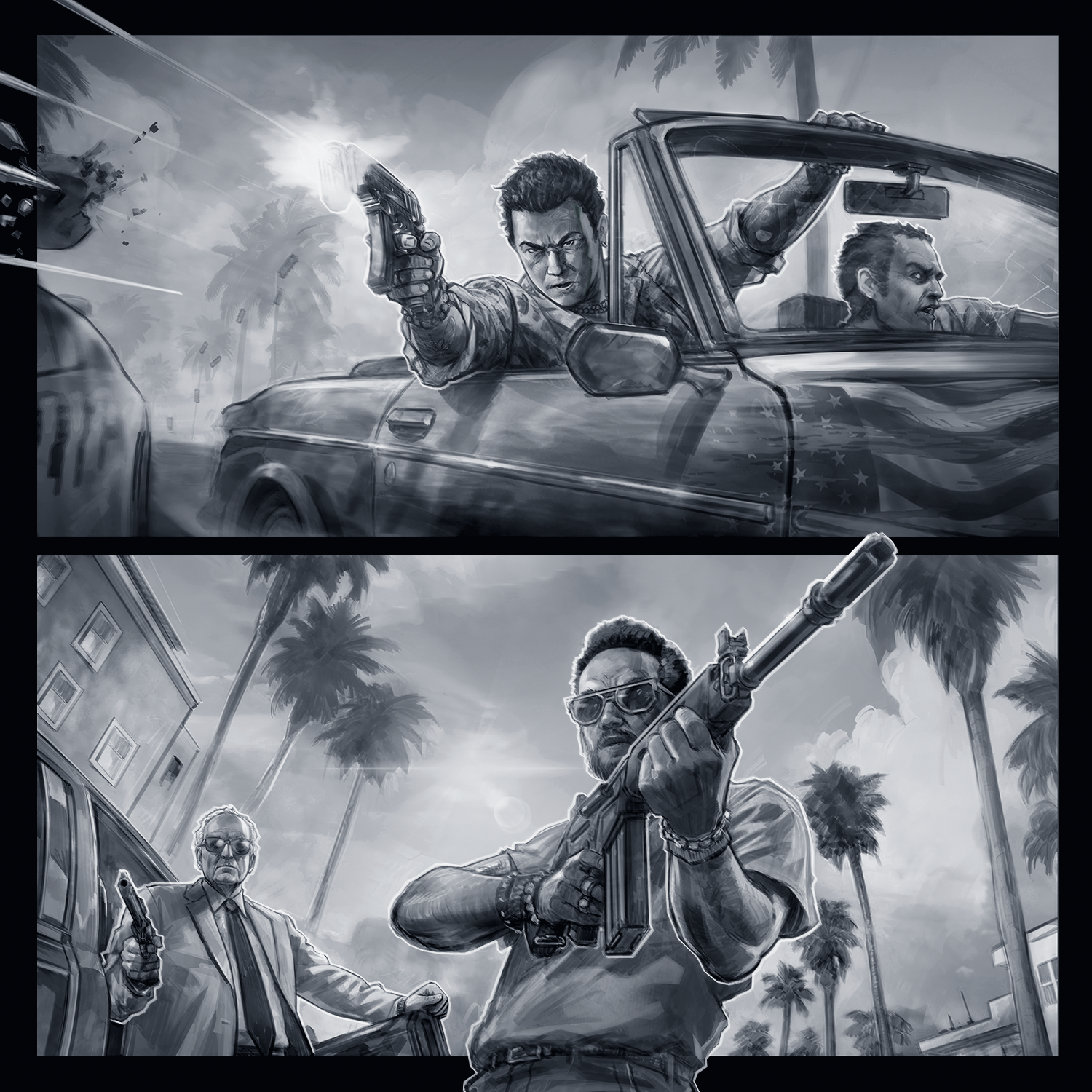 Keyart Sketches 2 - Unproduced