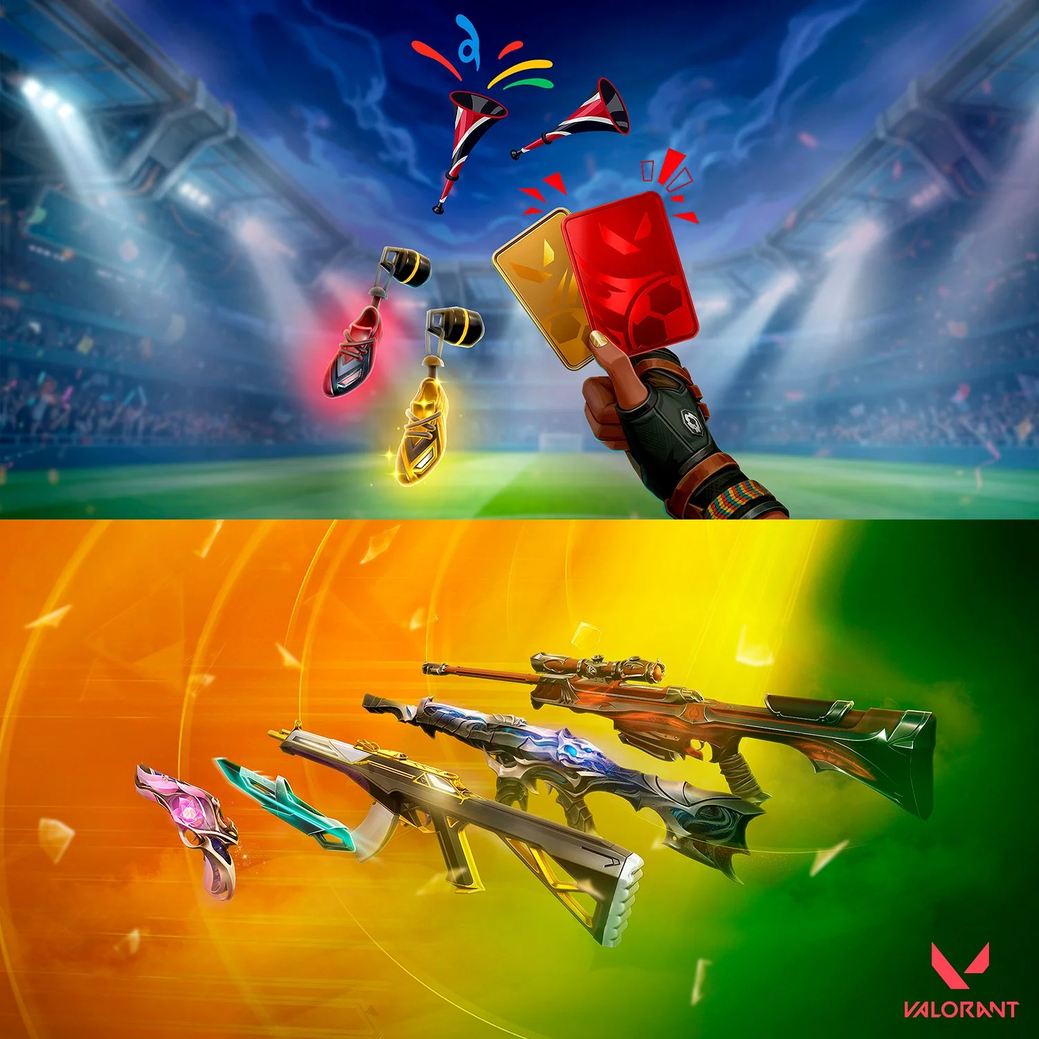 Valorant "Match Day" and "Give Back" Promo Art - Riot Games