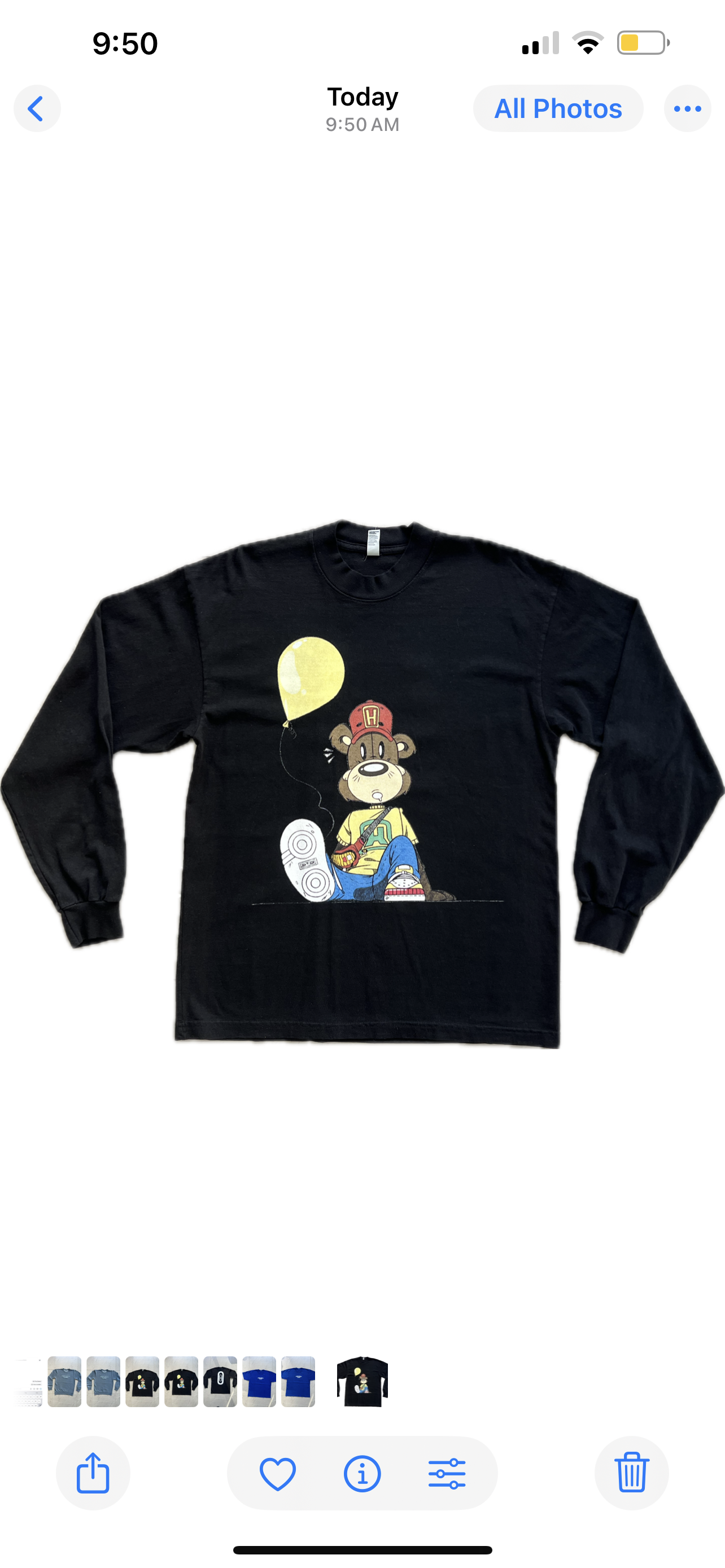 Original Hommies Bear With Me Long Sleeve