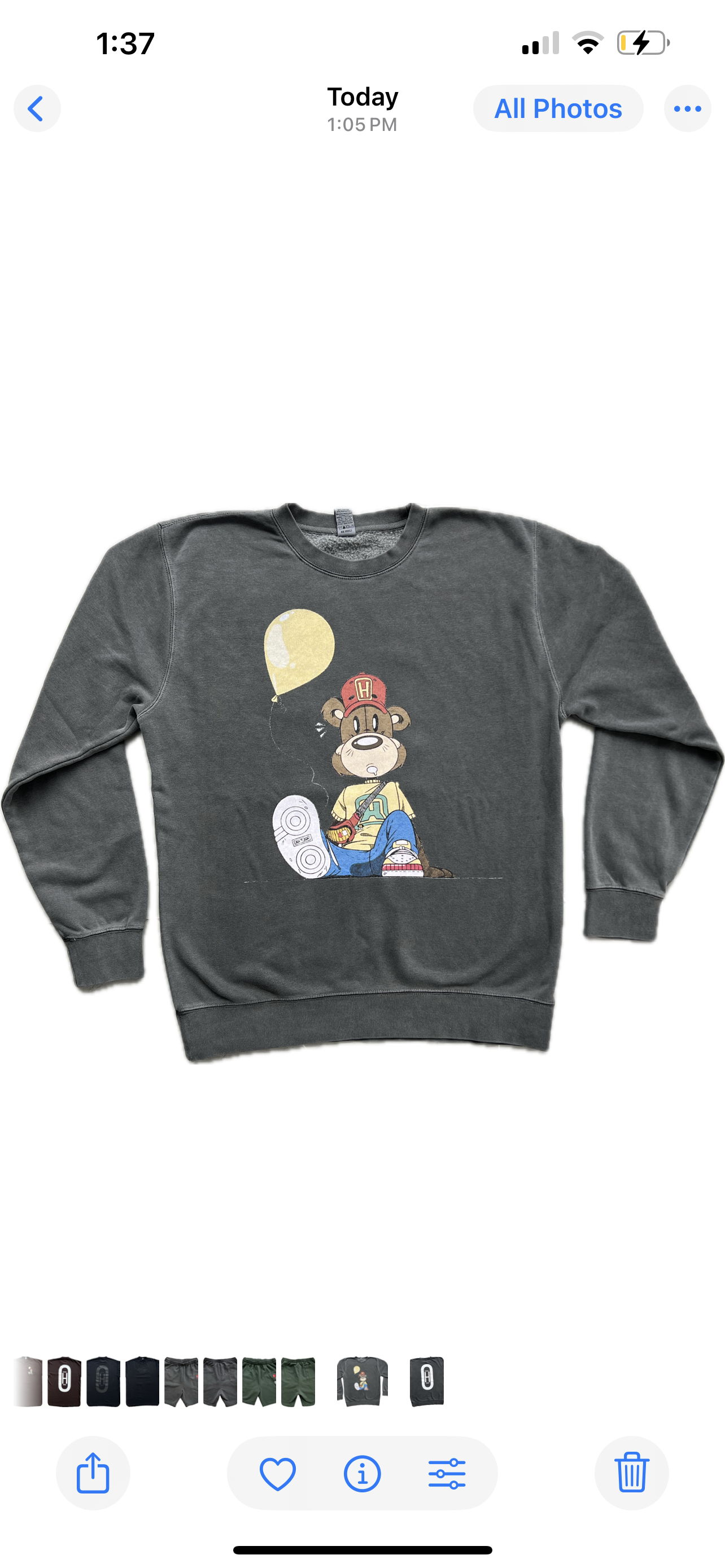 O H Bear With Me Crewneck Sweatshirt