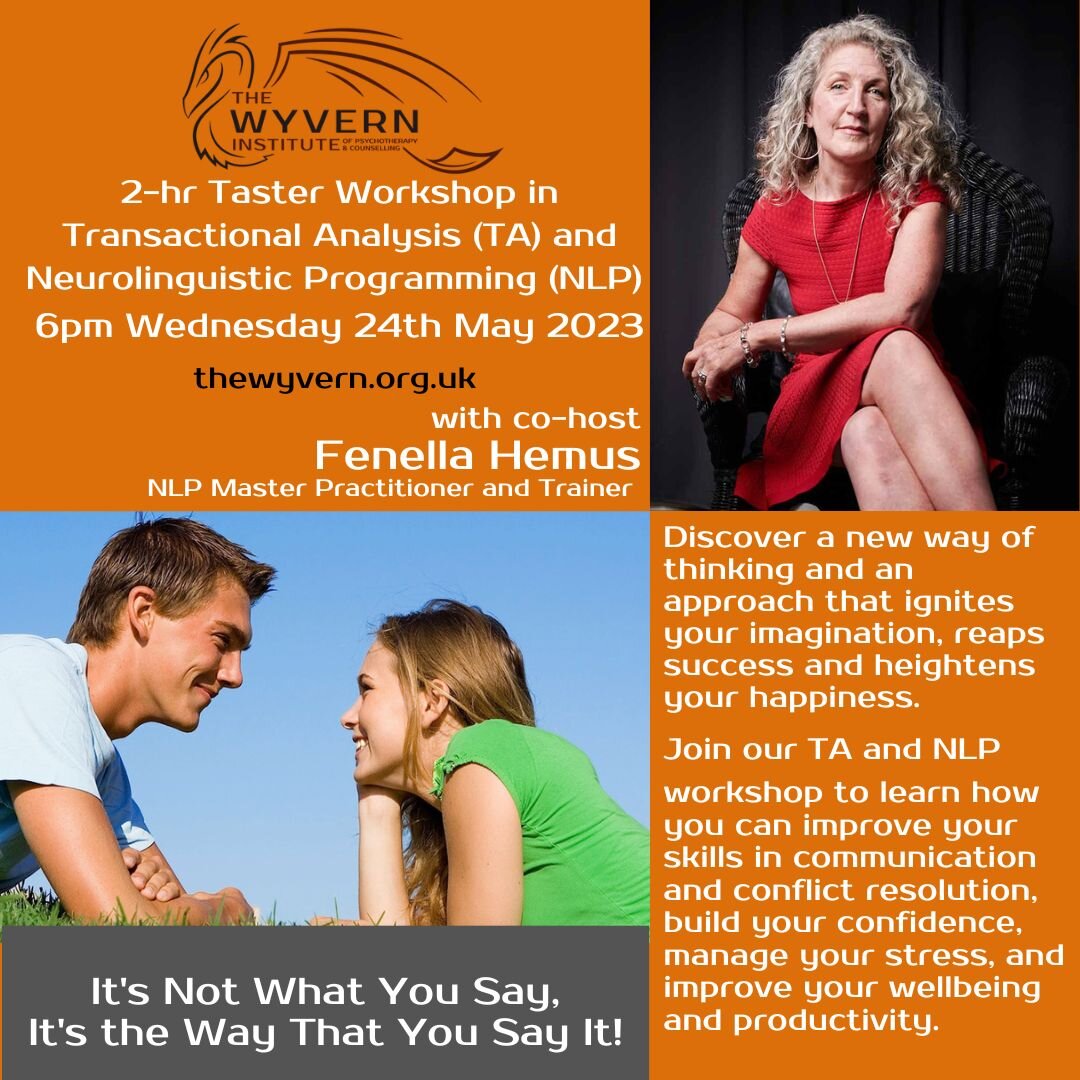 How you can achieve the best results in communication, achieving success and maintaining your wellbeing
This workshop will be co-hosted by Neil Keenan, a transactional analysis psychotherapist and trainer, and Fenella Hemus, a master neurolinguistic 