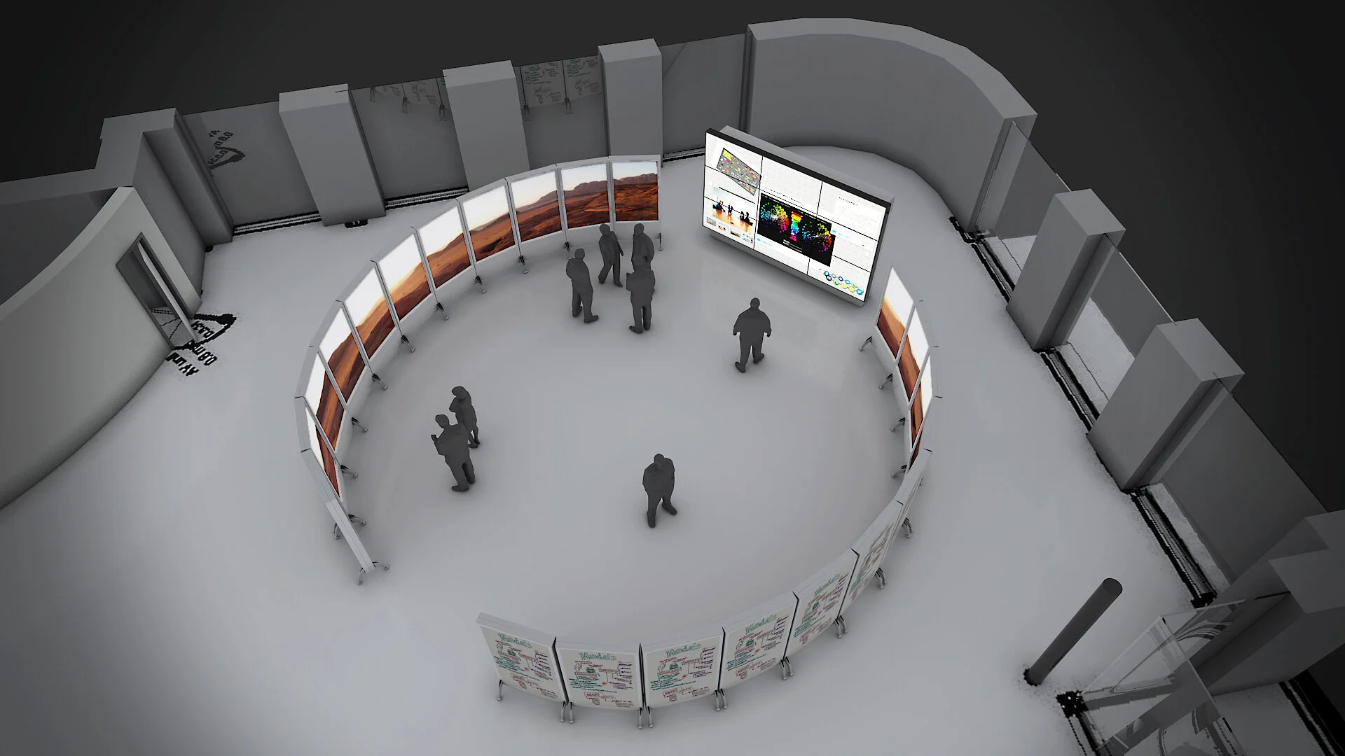 White Card CGI Visualisation