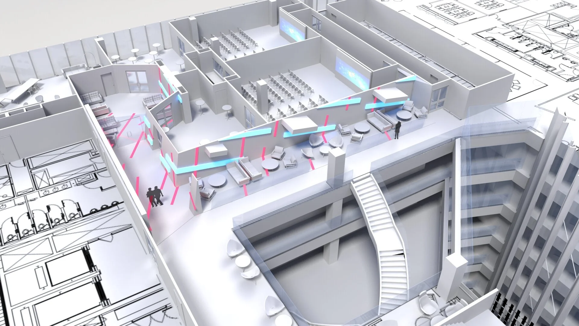 White Card CGI Visualisation