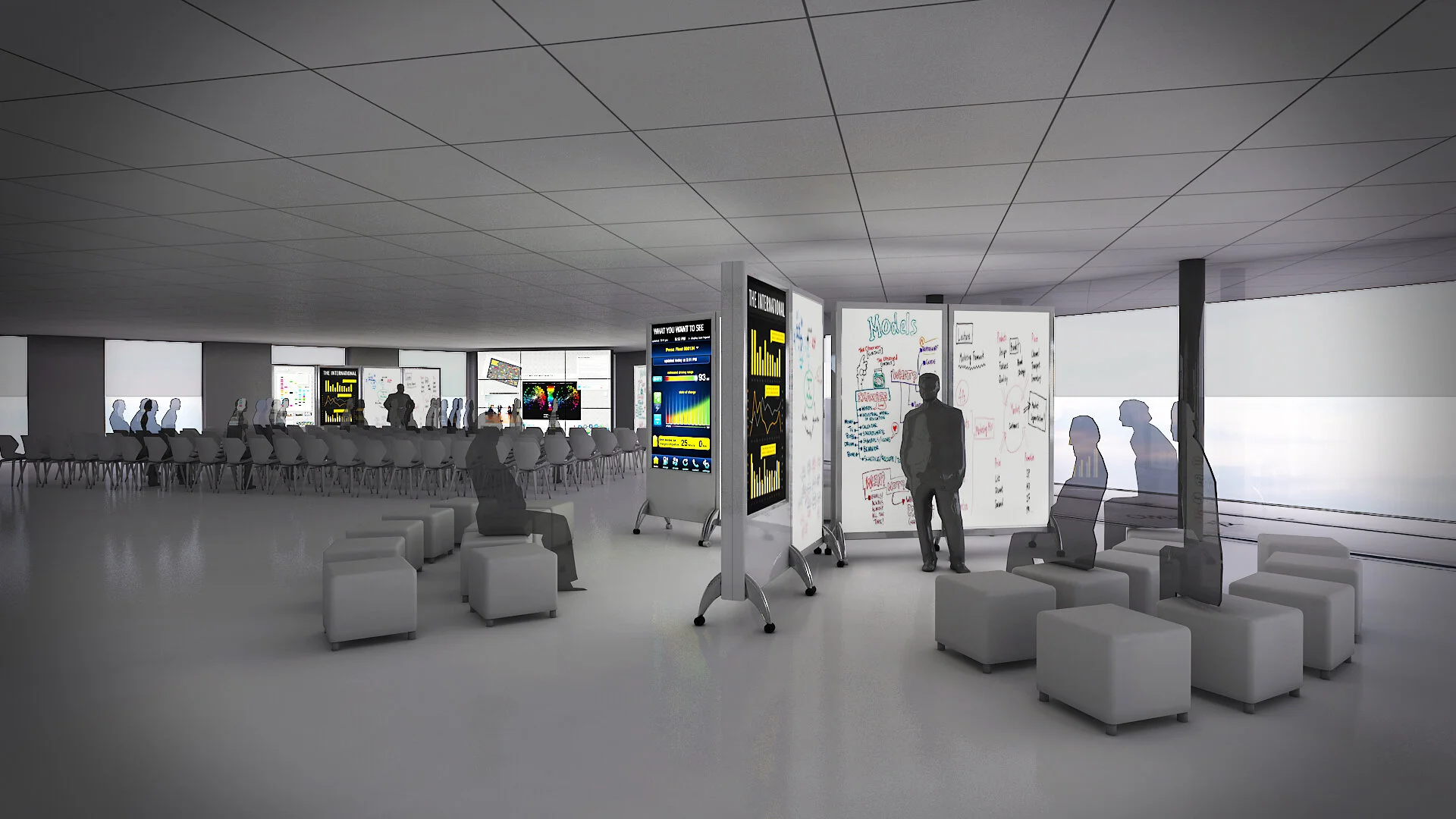 White Card CGI Visualisation