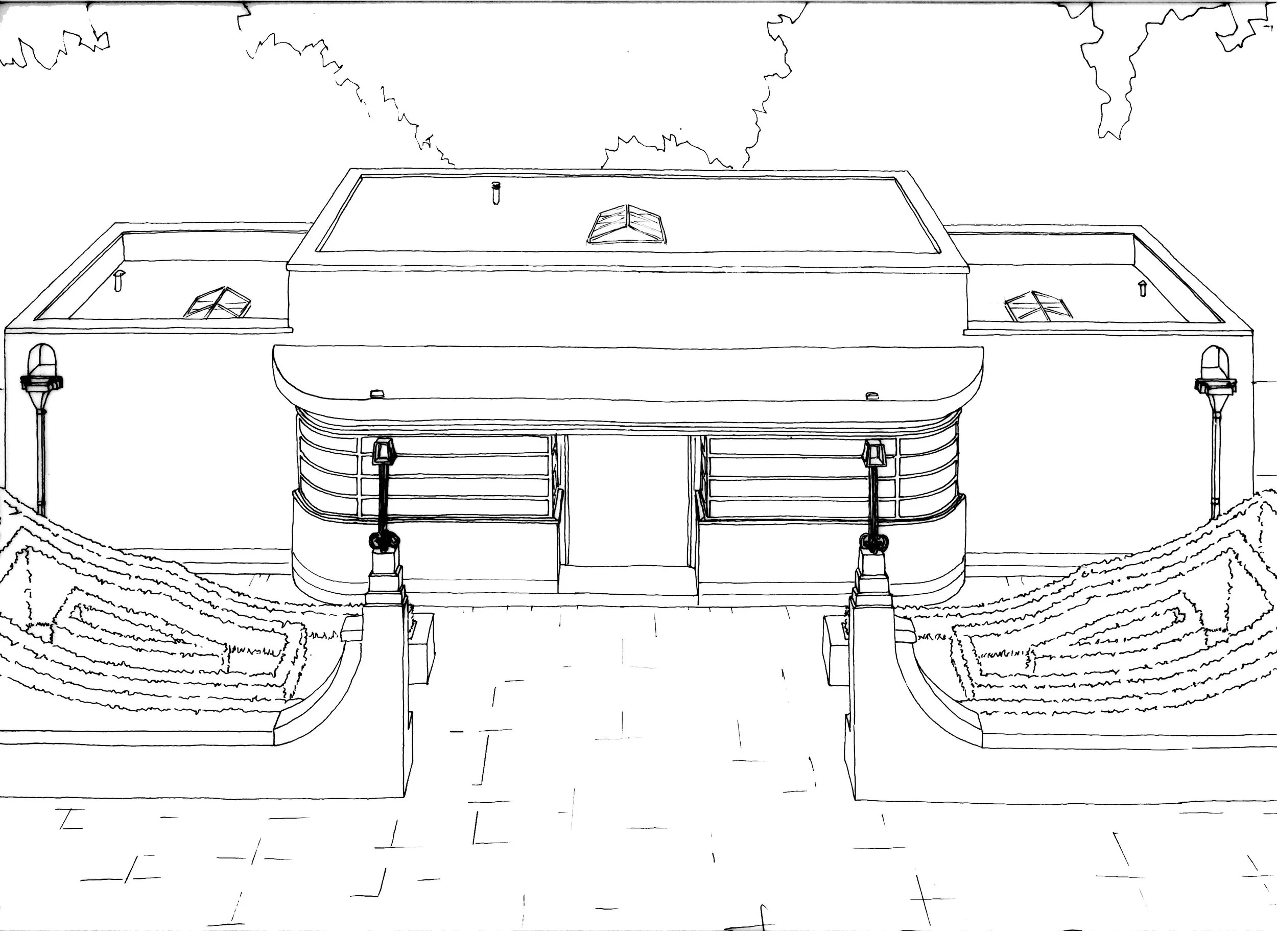 Architectural Sketch Visuals