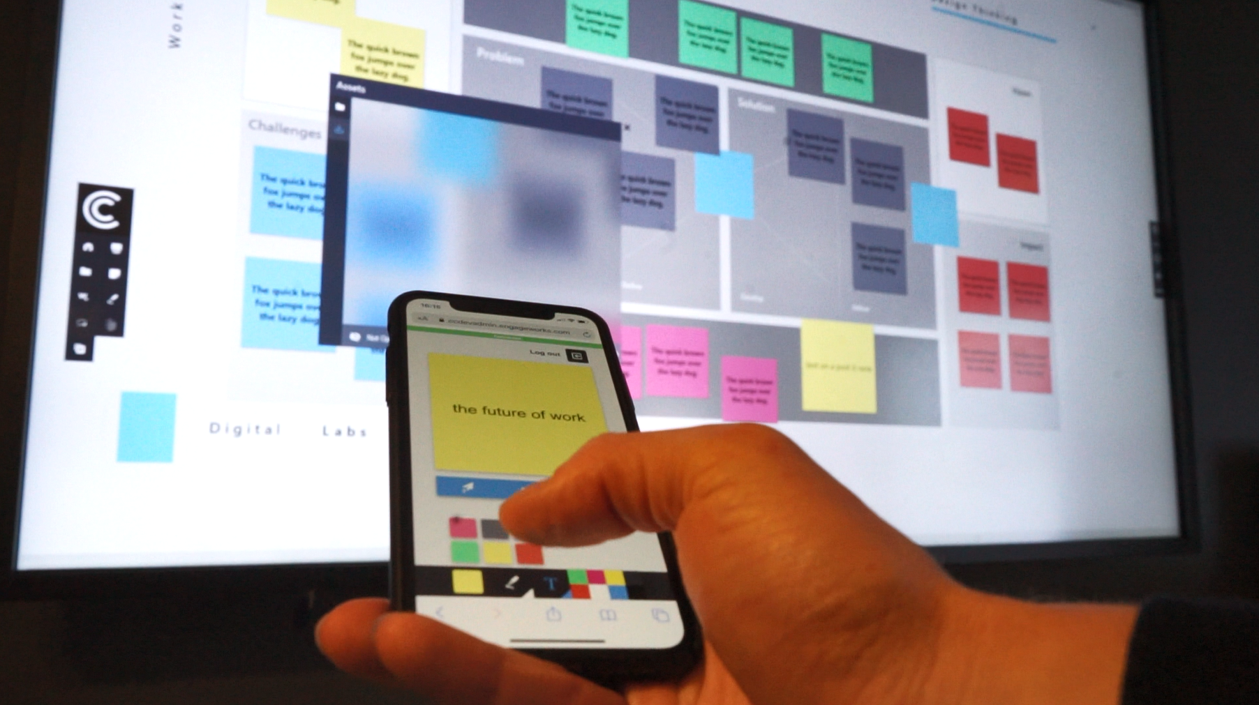 BYOD Post-it Sending
