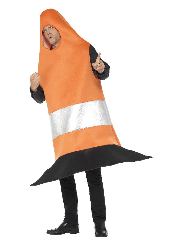 Traffic Cone Costume, Orange. 