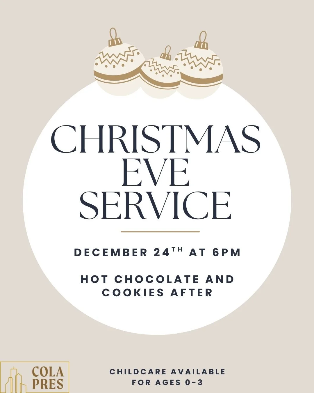 Join us in celebrating the birth of Christ!