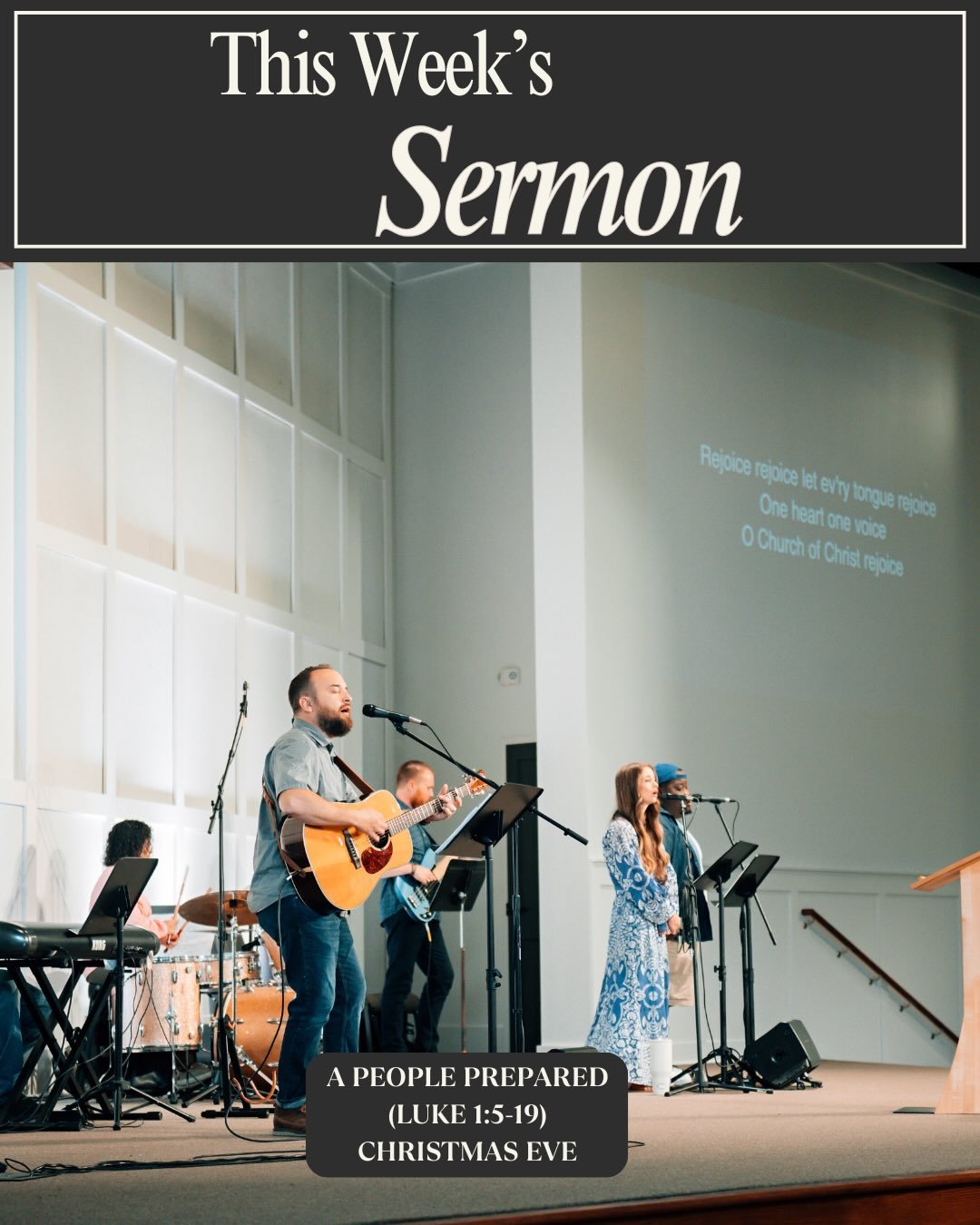 We had two awesome services this past week&mdash;one on Christmas Eve and one yesterday. 🎄✨
Check them out! Link in bio.