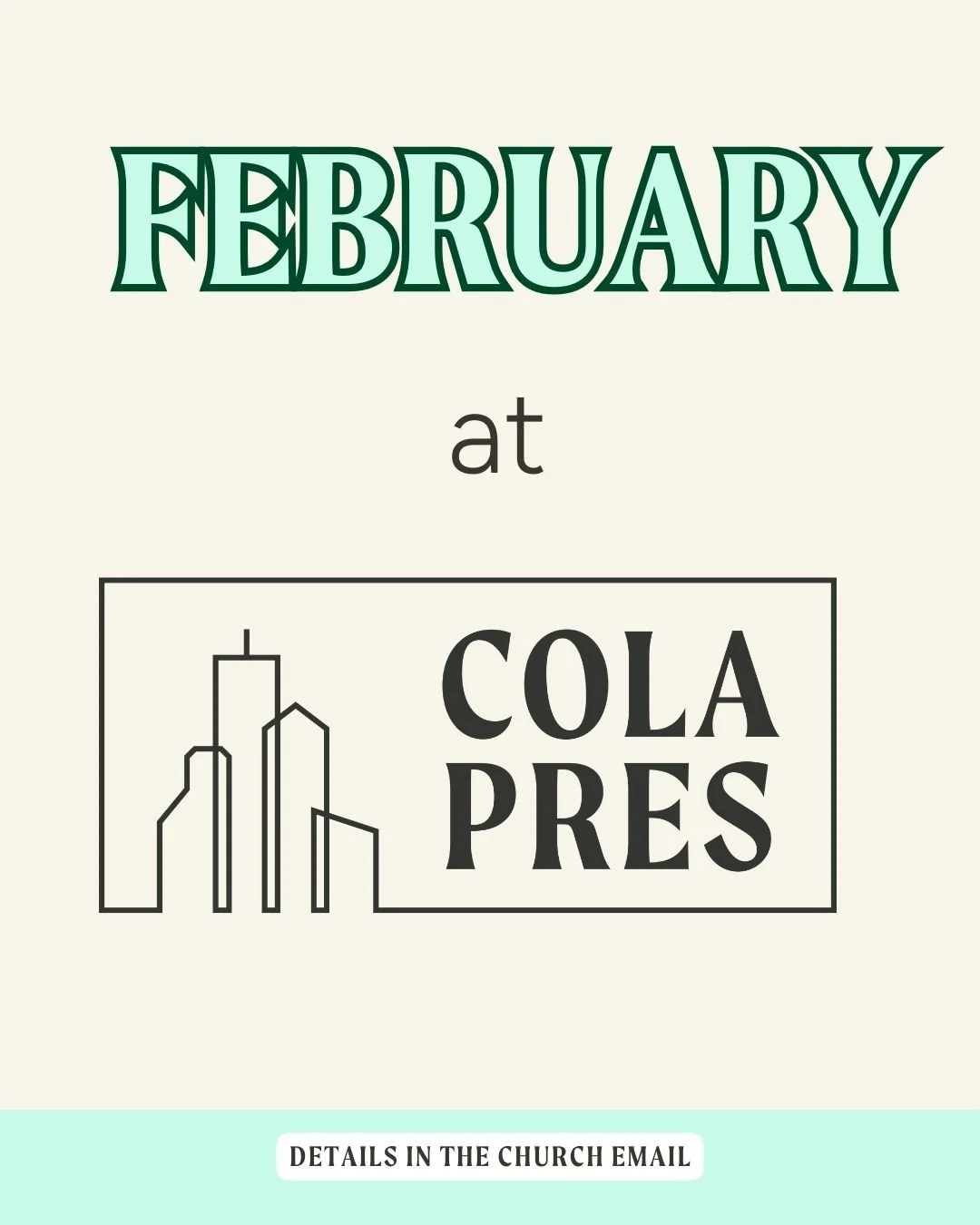 Looking forward to a busy, full month!