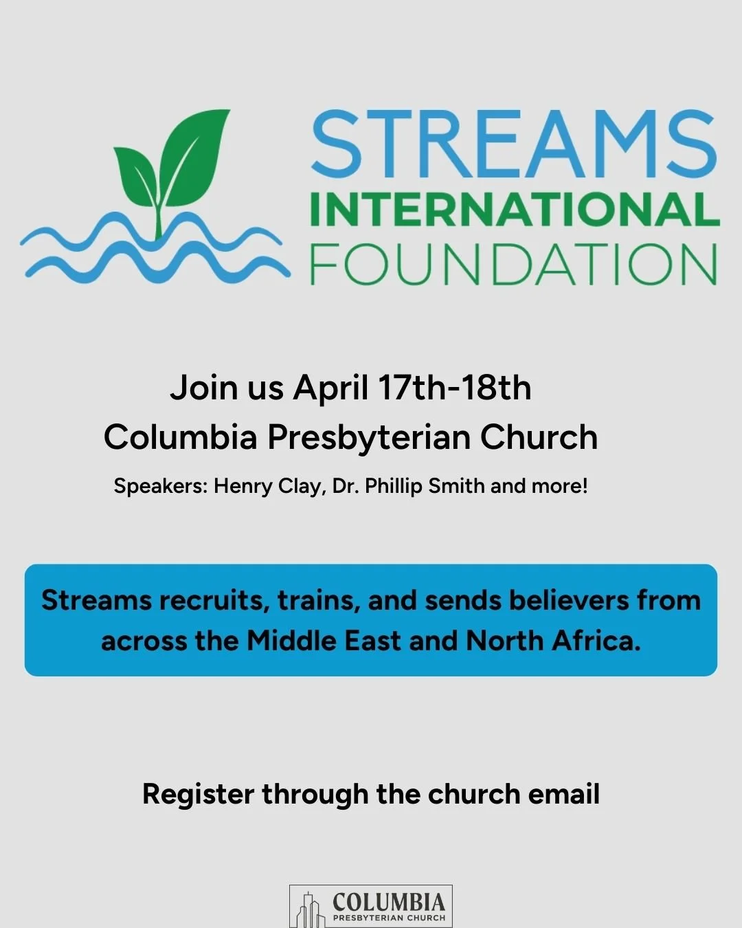 Our Streams Conference is coming soon! Register now!