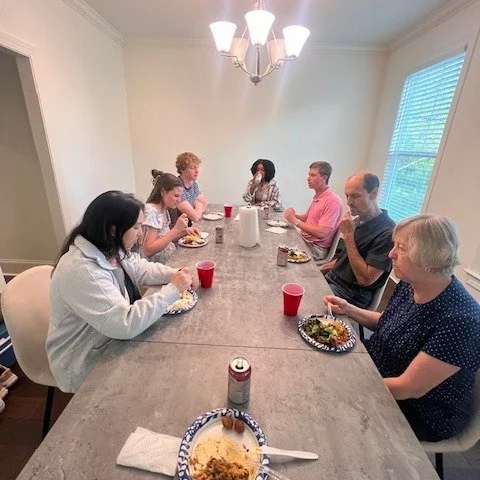Spring Member Meals were wonderful!! Enjoy some scenes from a few homes. Be on the look out for the sign ups for summer member meals!