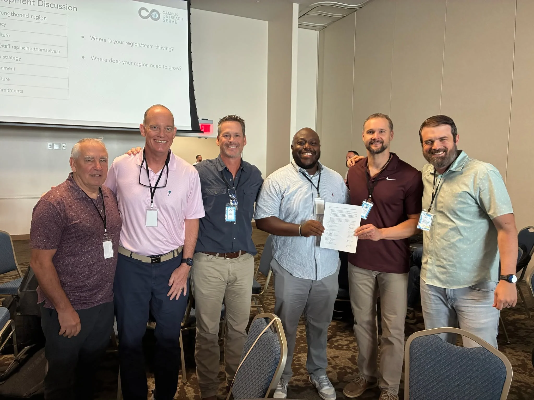 This past Sunday we had the joy of recognizing two men stepping into new roles with Campus Outreach &mdash; Vaughn Volious as Regional Director and Daniel Hill as North Florida Expansion Director. Campus Outreach exists to reach college students with