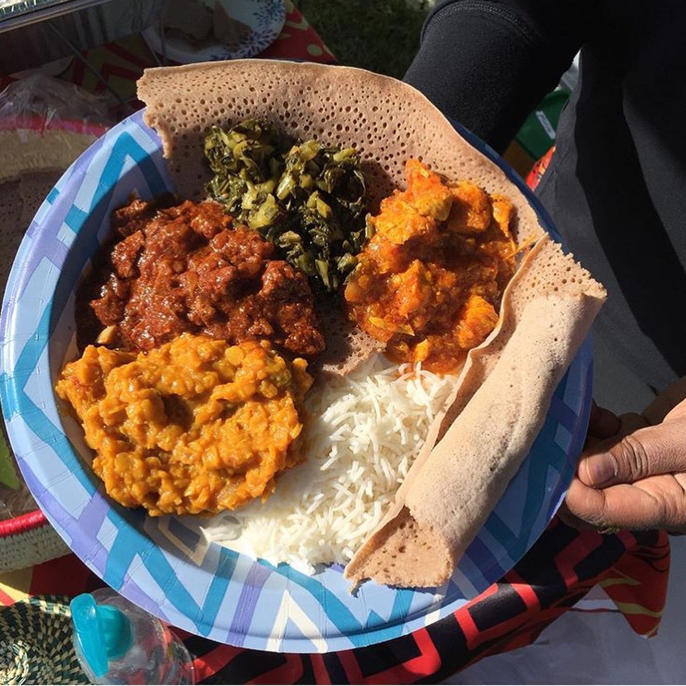We&rsquo;re really excited to share that Ethiopian/Eritrean Cuisine made by Mulu will be at the @waitsfieldfarmersmarket tomorrow. Come pick up meals to go for a picnic lunch, dinner or meals later in the week. **Please note that these pics are from 