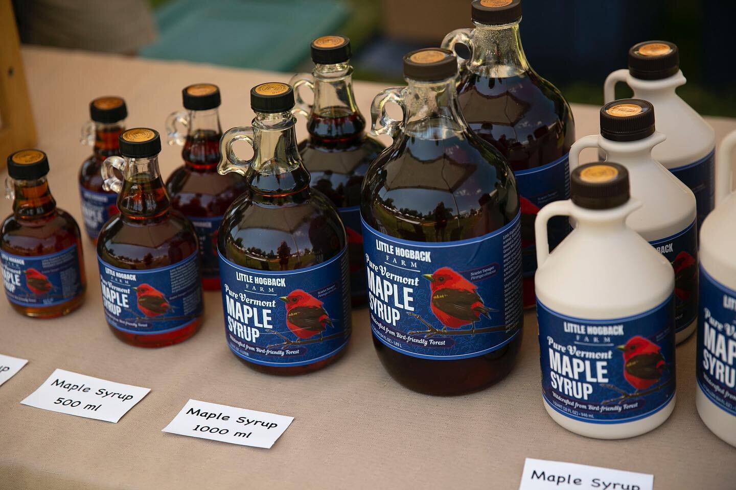 @littlehogbackfarm is a bird friendly 800-tap operation nestled in the Green Mountains of Vermont. They use sustainable forest management practices to produce the highest quality pure Vermont maple products, and lucky for us, they are a valued member