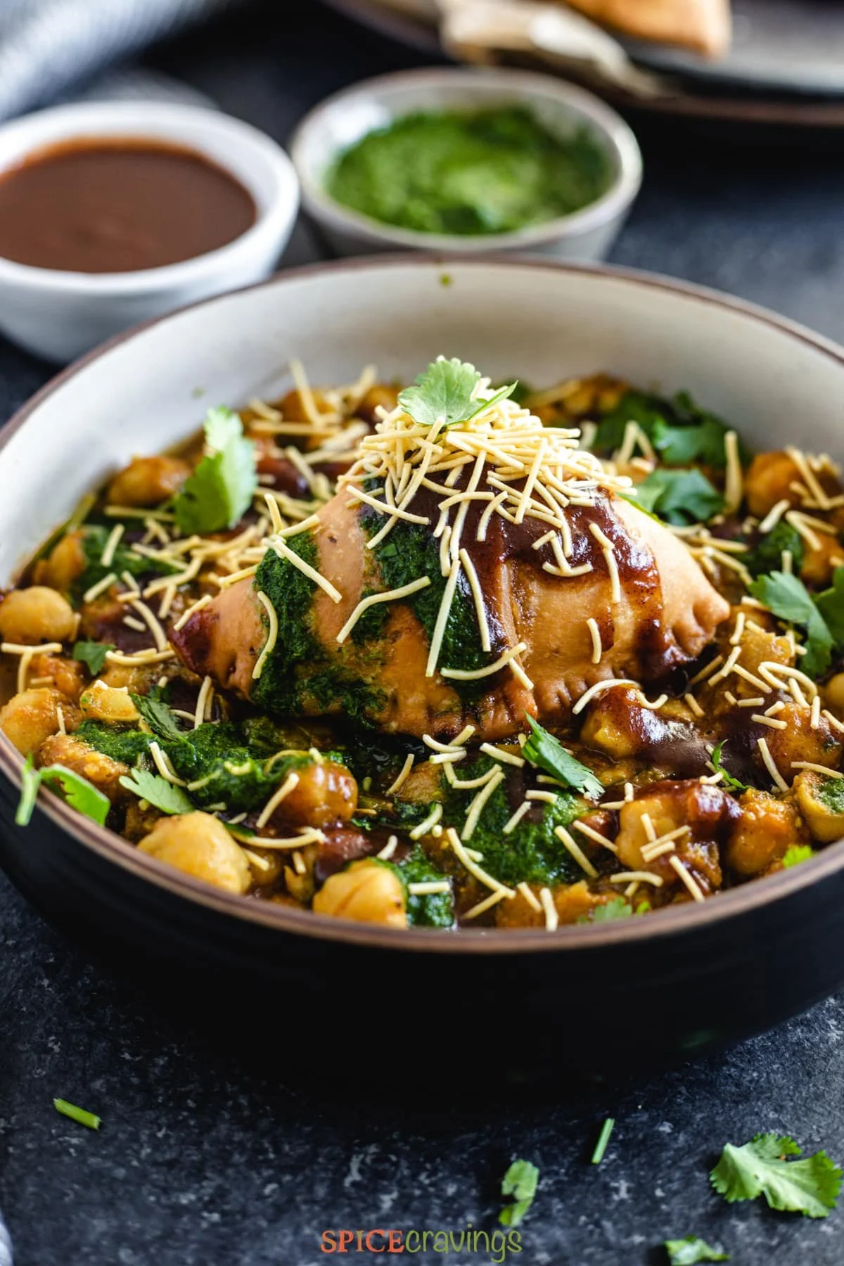 Samosa Chana Chaat