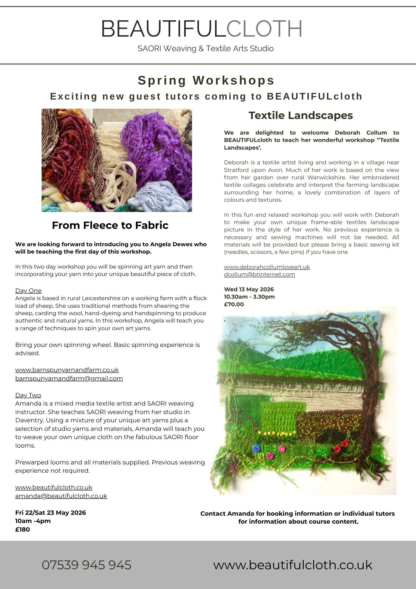 From Fleece to Fabric