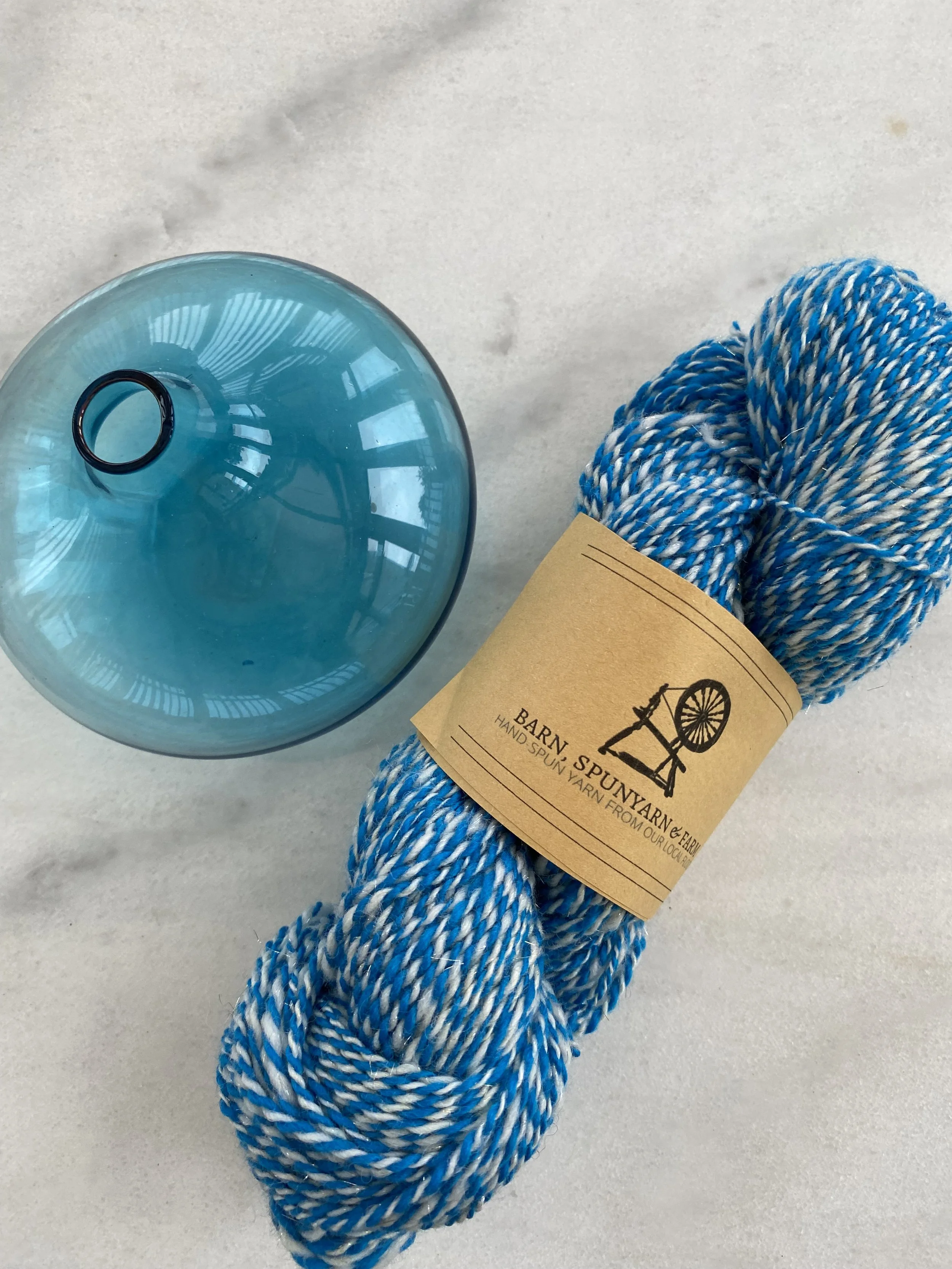 Handspun " Greek Holiday" Yarn