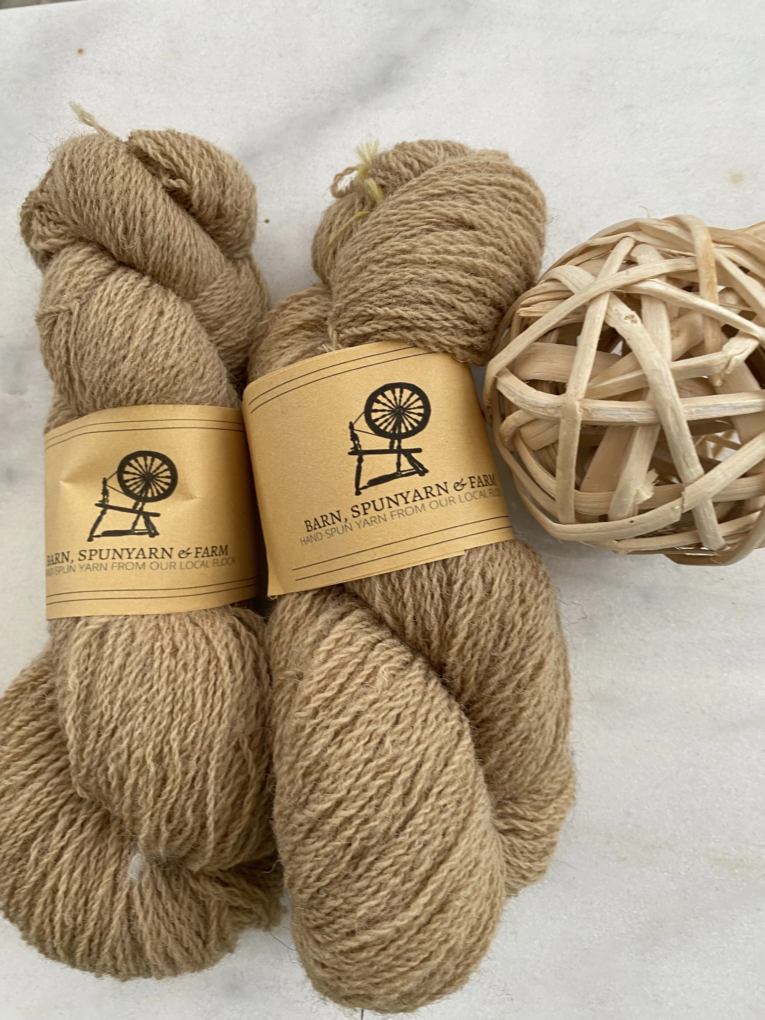 Hand-dyed Natural Eucalyptus Yarn