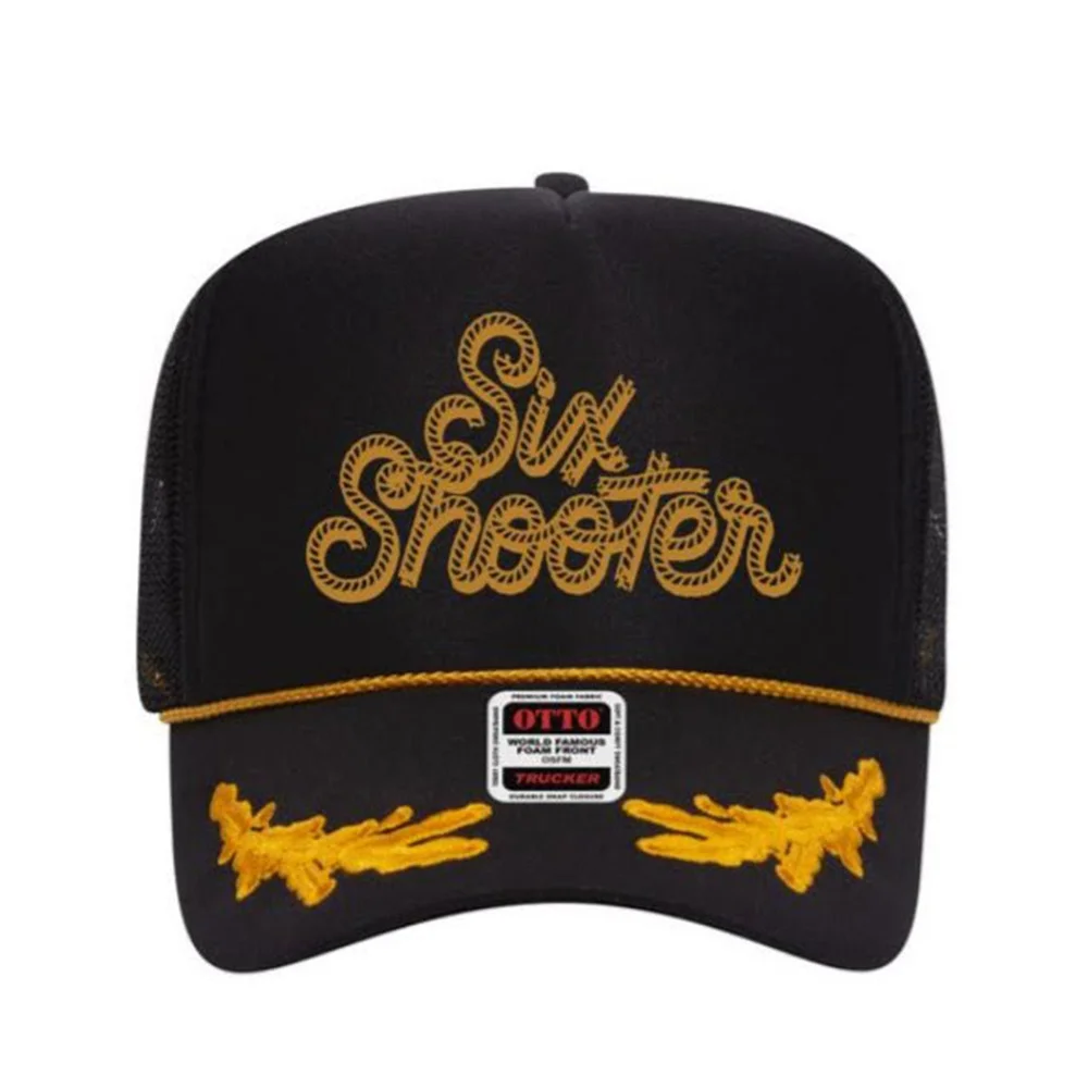 black hat w gold detailing Finesse Creations Premier Ladies Boutique Black Hat W/ Gold  main image 4