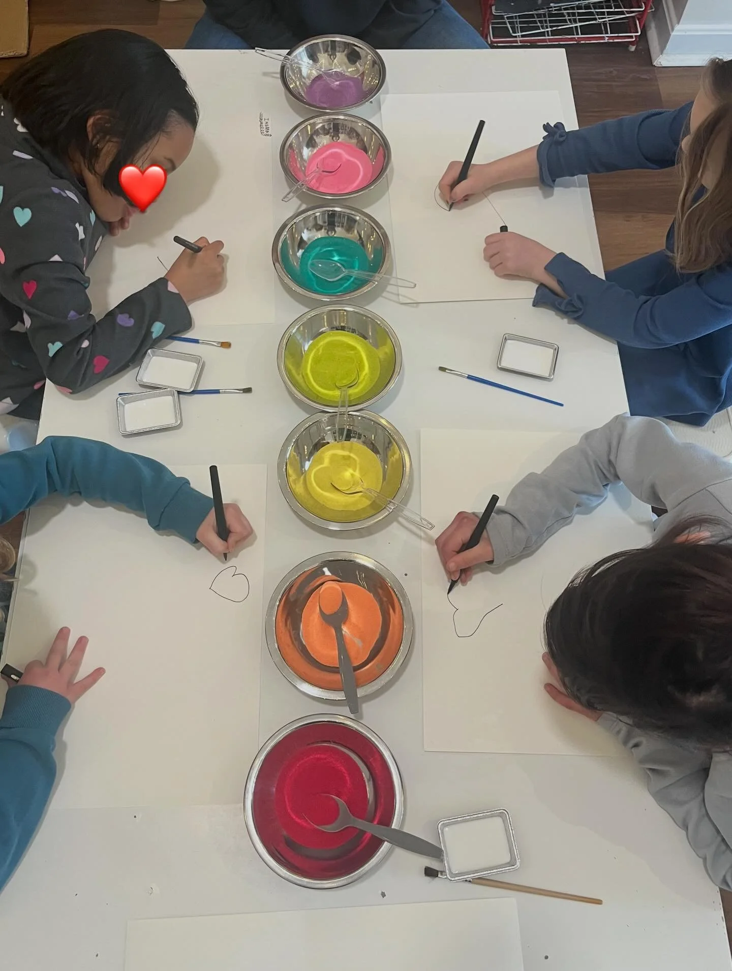 Happy Valentine&rsquo;s Day from our Afternoon Art Explorers ❤️💕❤️