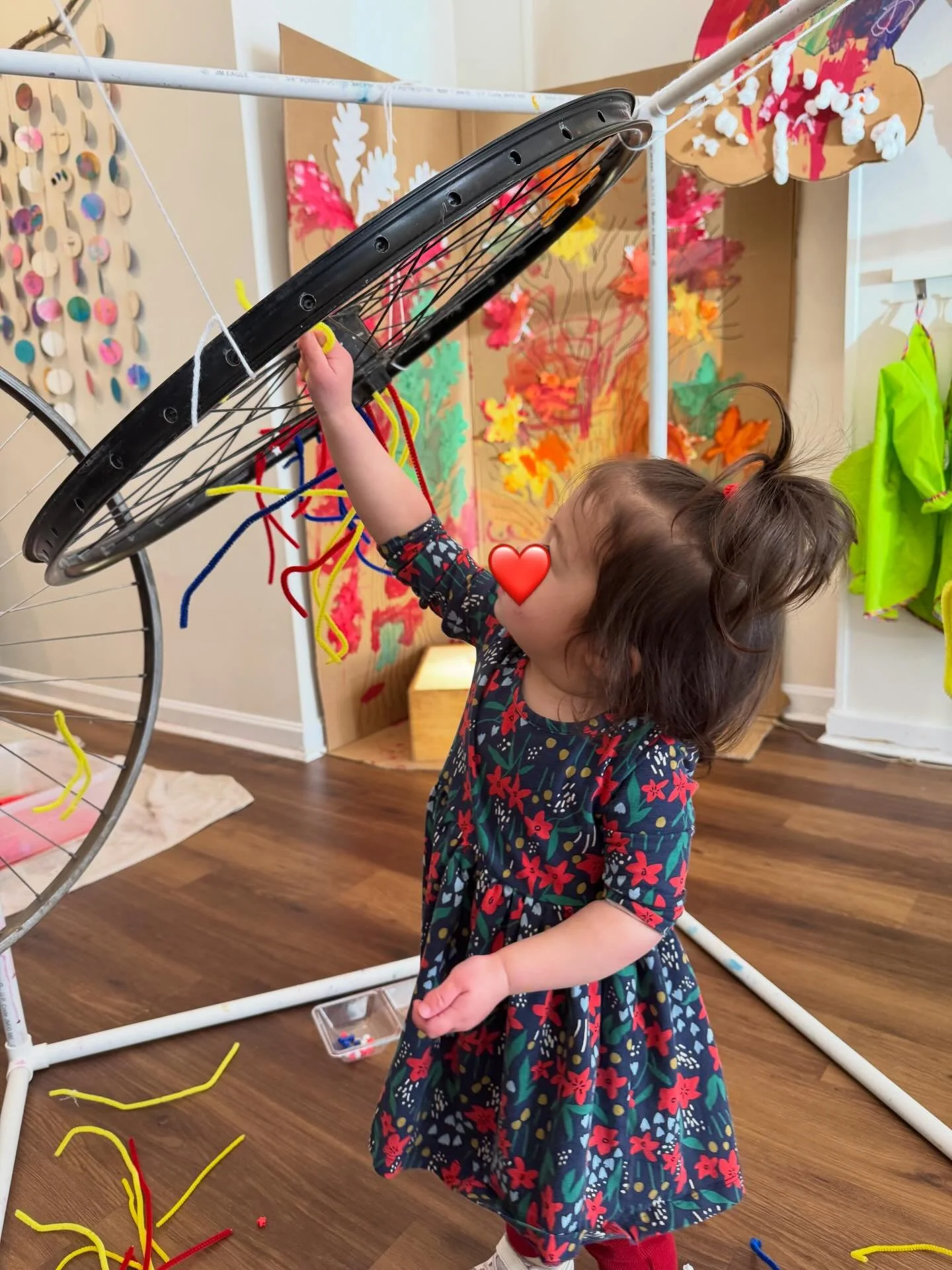 Creating our own kinetic sculptures inspired by Alexander Calder!