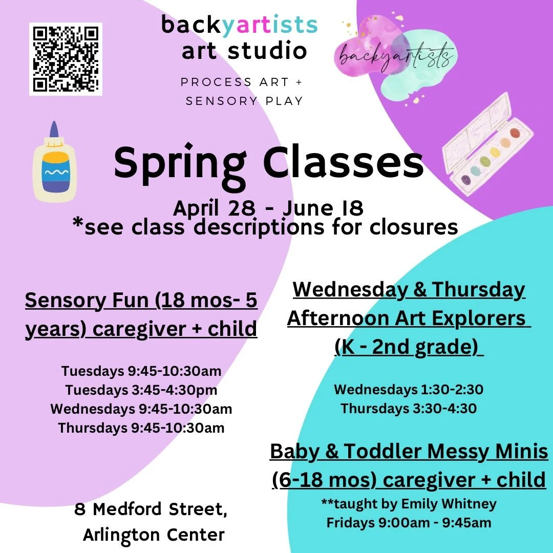 Spring has finally sprung and sign ups are open for our Sensory Fun Classes for children ages 18 months to 5 years old! We can&rsquo;t wait for you to join us for messy fun that we clean up for you.

Our Spring Sessions run April 28th through June 18