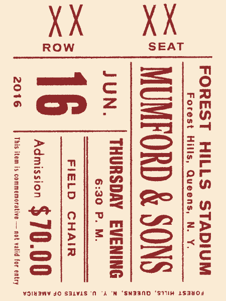 Forest Hills Stadium: Mumford &amp; Sons